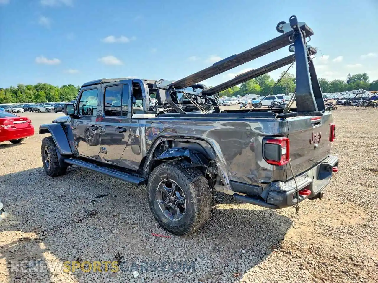 2 Photograph of a damaged car 1C6JJTBG3NL174896 JEEP GLADIATOR 2022