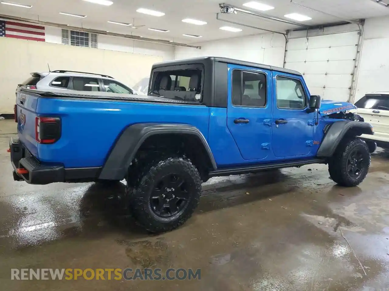 3 Photograph of a damaged car 1C6JJTEGXNL129496 JEEP GLADIATOR 2022