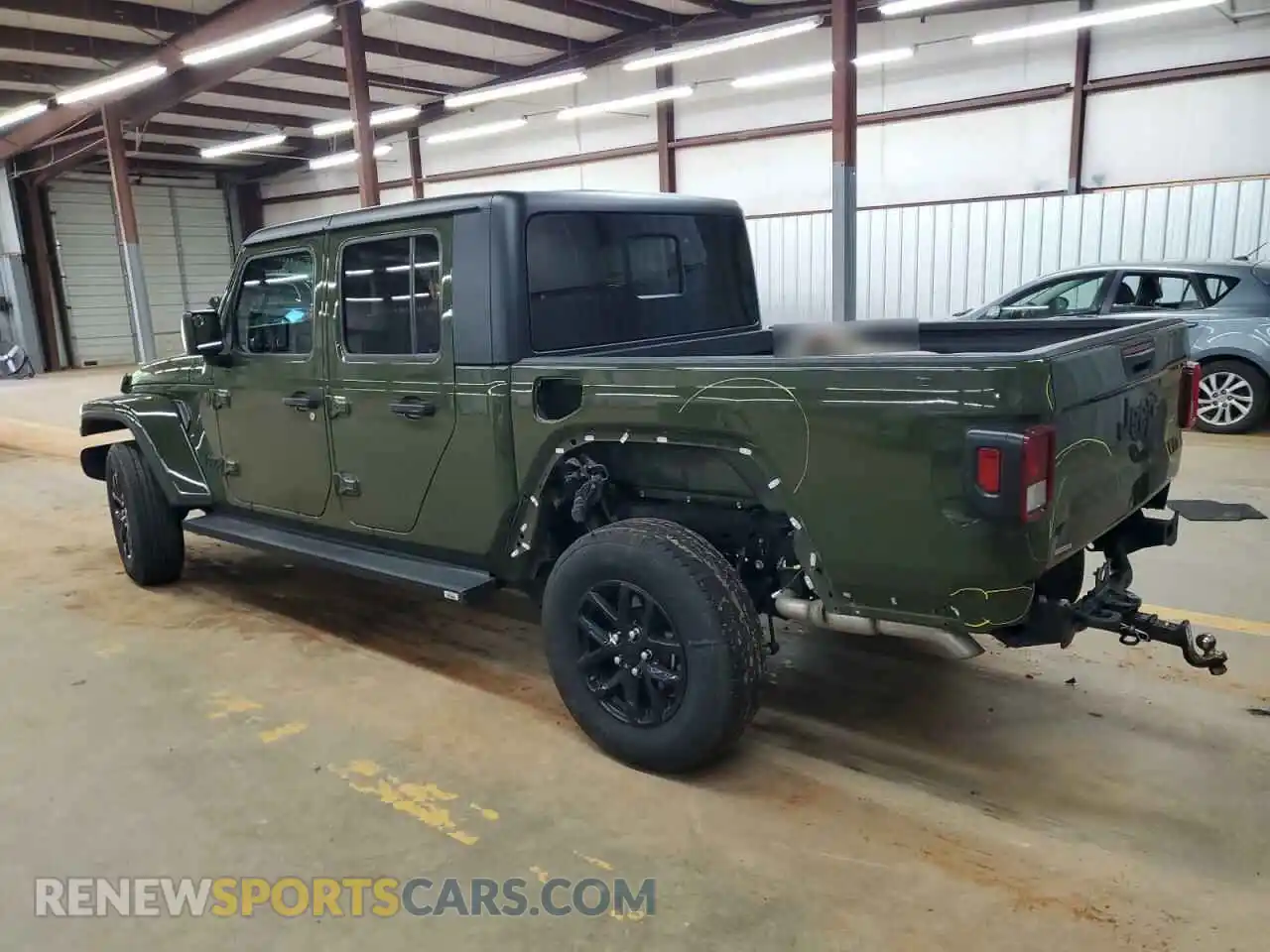 2 Photograph of a damaged car 1C6HJTAG0PL582503 JEEP GLADIATOR 2023