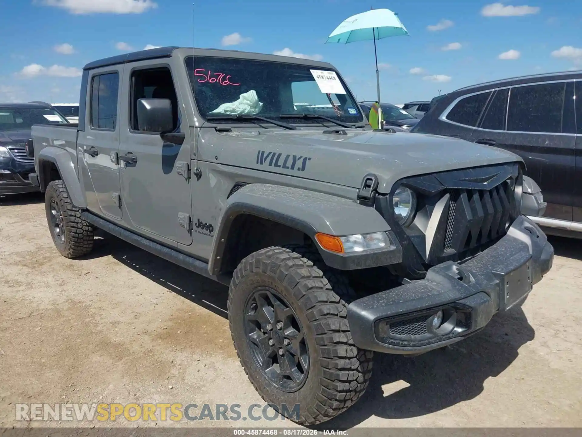 1 Photograph of a damaged car 1C6HJTAG1PL501377 JEEP GLADIATOR 2023