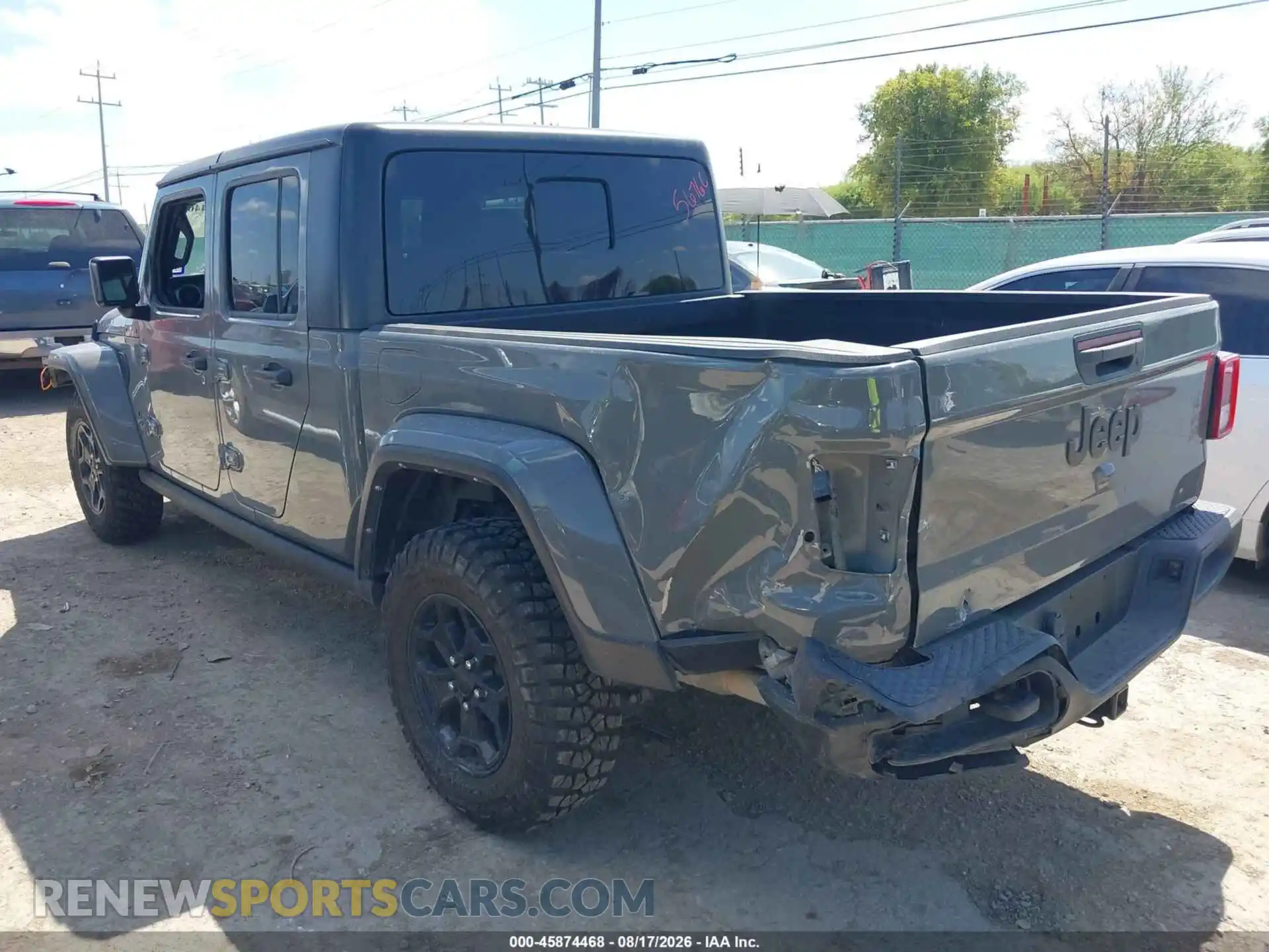 3 Photograph of a damaged car 1C6HJTAG1PL501377 JEEP GLADIATOR 2023