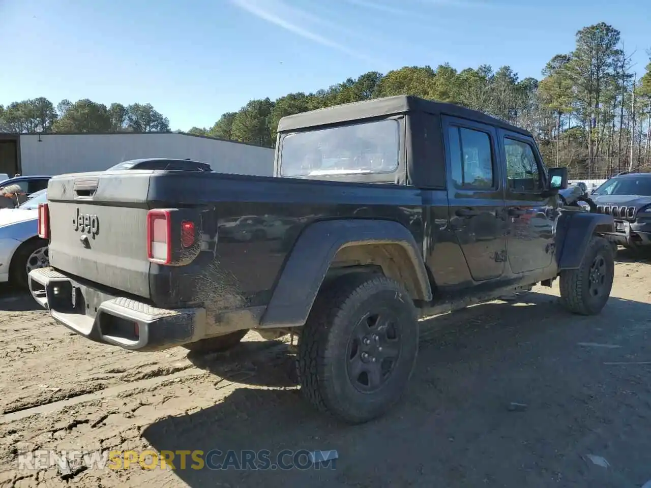 3 Photograph of a damaged car 1C6HJTAG1PL560543 JEEP GLADIATOR 2023