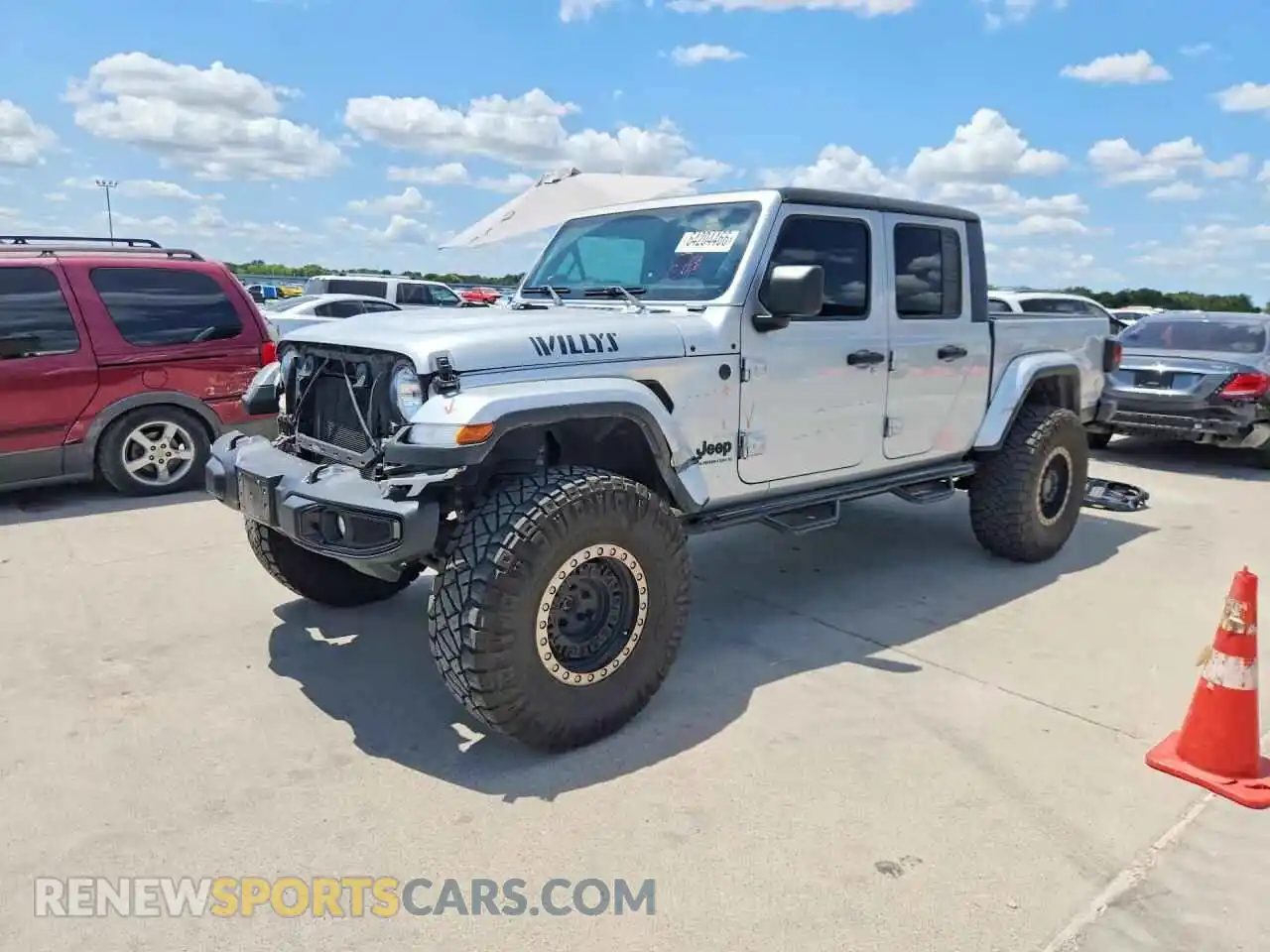 1 Photograph of a damaged car 1C6HJTAG2PL508919 JEEP GLADIATOR 2023