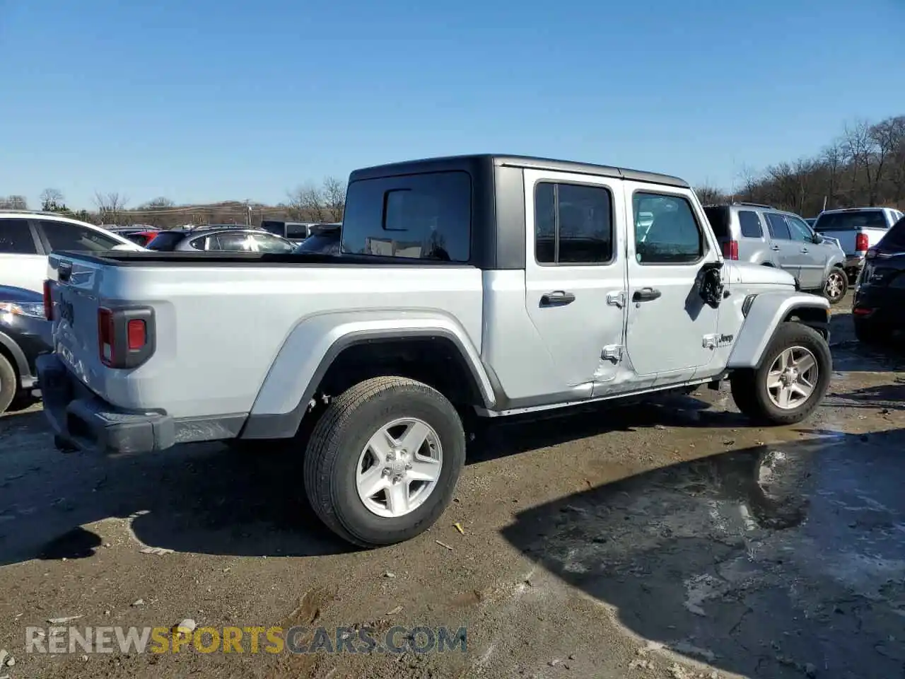 3 Photograph of a damaged car 1C6HJTAG2PL529009 JEEP GLADIATOR 2023