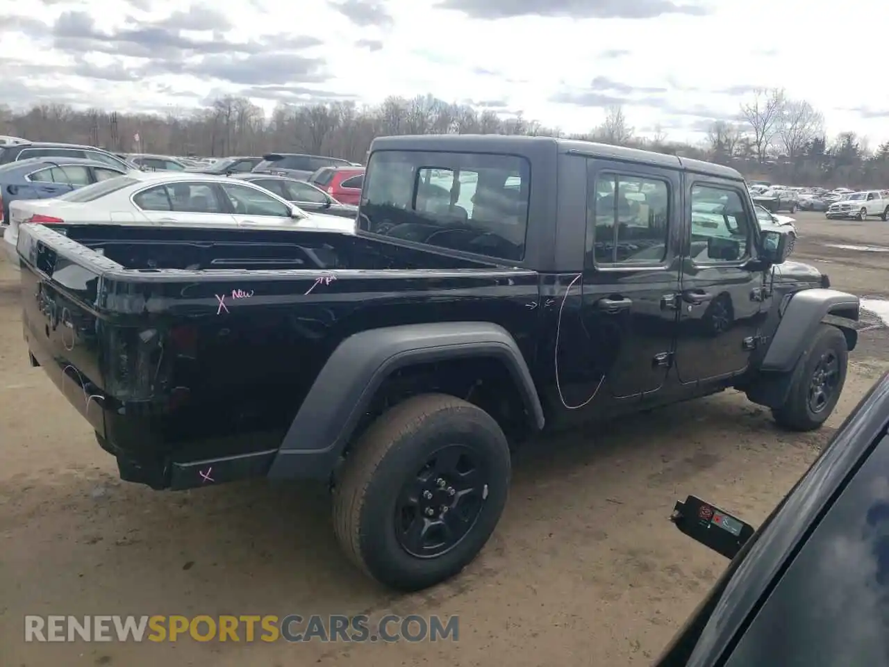 3 Photograph of a damaged car 1C6HJTAG3PL510243 JEEP GLADIATOR 2023