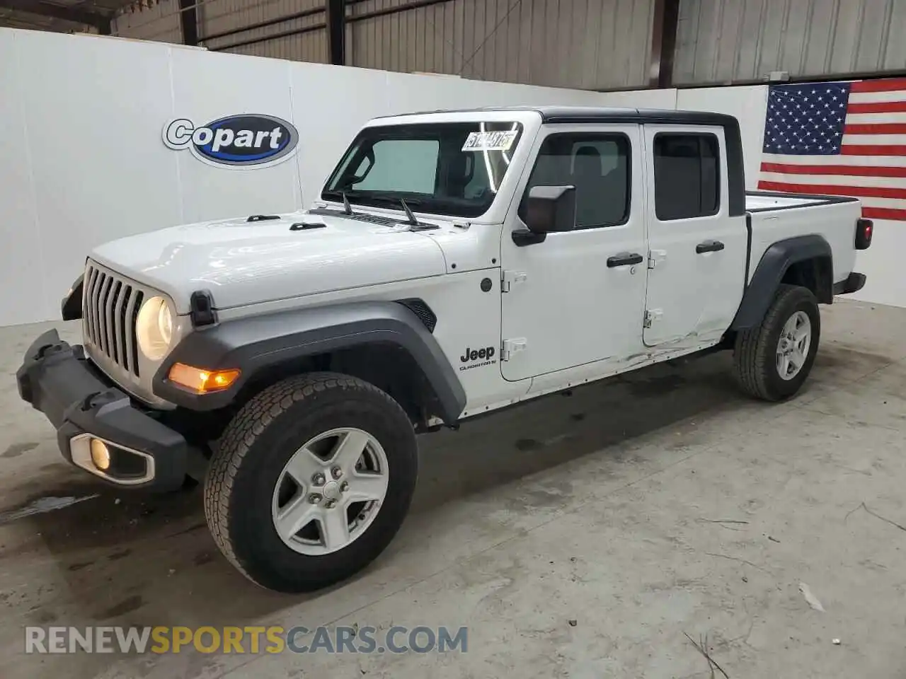 1 Photograph of a damaged car 1C6HJTAG3PL522716 JEEP GLADIATOR 2023