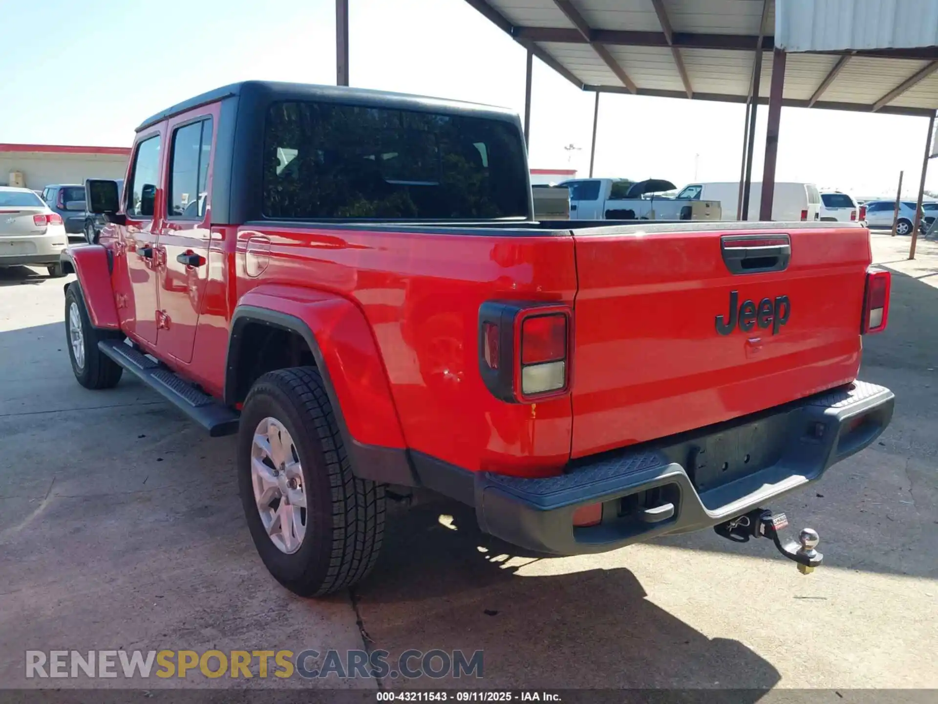 3 Photograph of a damaged car 1C6HJTAG3PL535188 JEEP GLADIATOR 2023