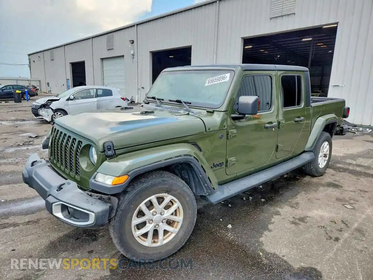 1 Photograph of a damaged car 1C6HJTAG3PL540374 JEEP GLADIATOR 2023