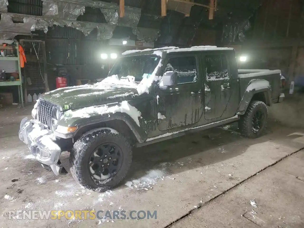 1 Photograph of a damaged car 1C6HJTAG3PL555098 JEEP GLADIATOR 2023
