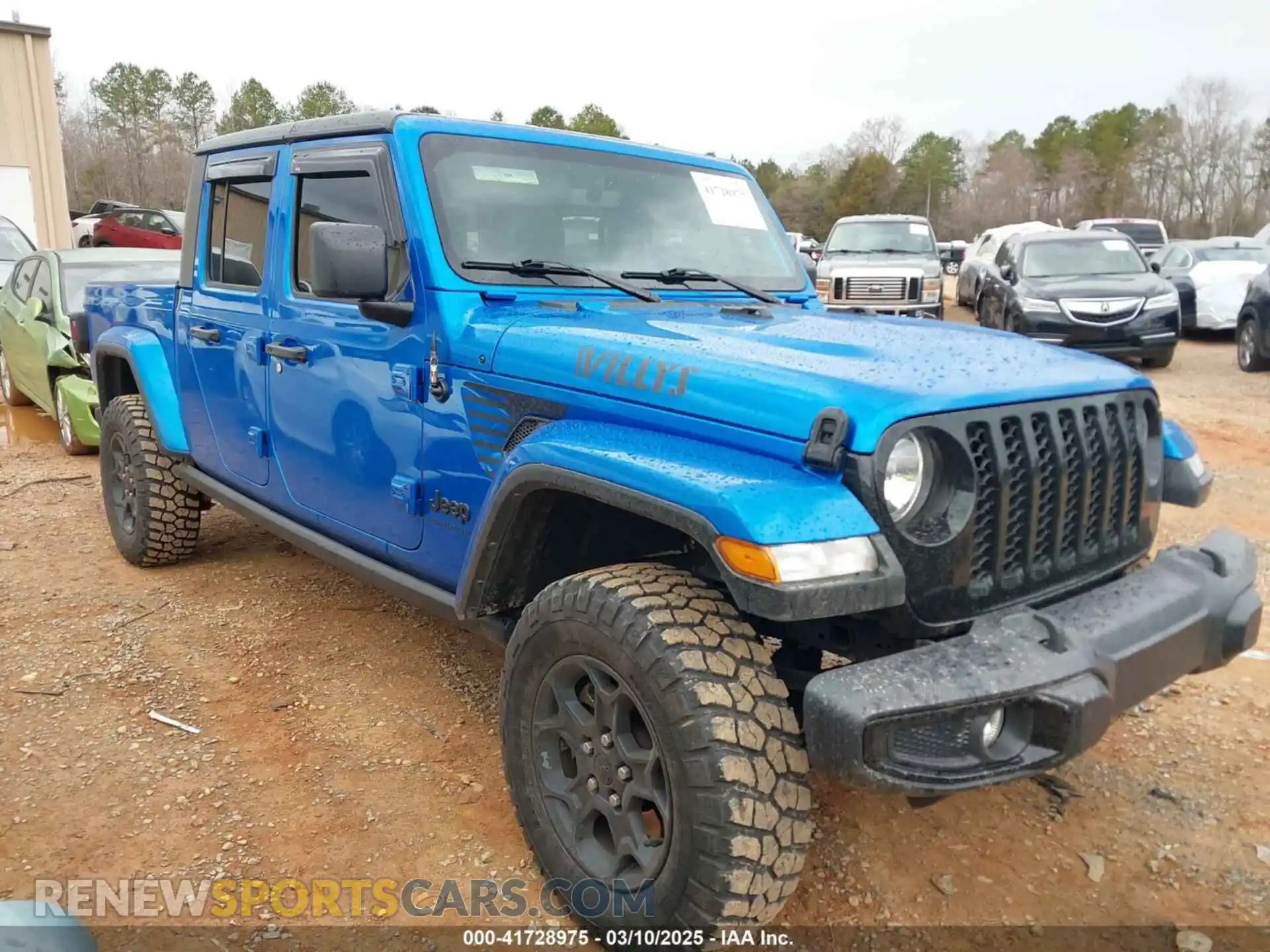1 Photograph of a damaged car 1C6HJTAG3PL578073 JEEP GLADIATOR 2023
