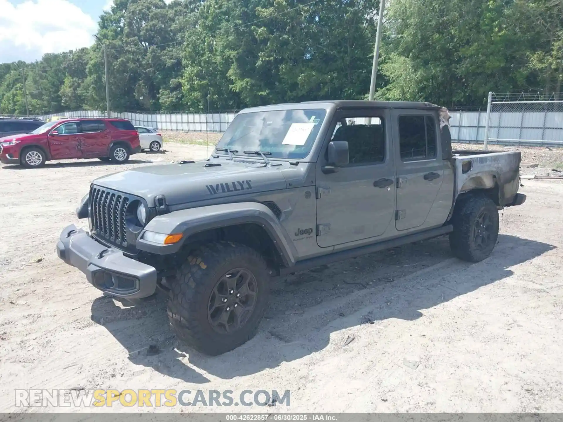 2 Photograph of a damaged car 1C6HJTAG4PL501583 JEEP GLADIATOR 2023