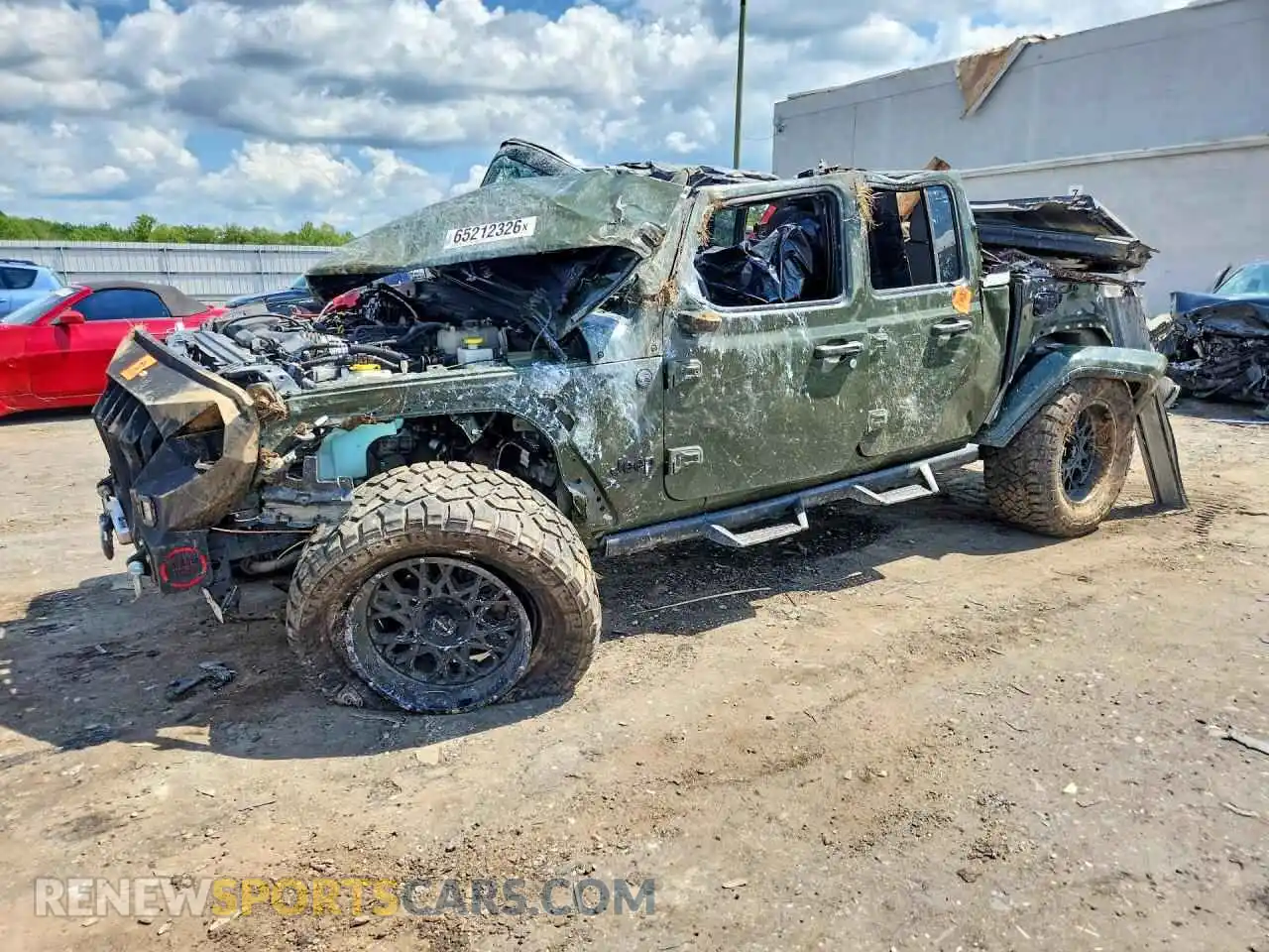 1 fotografías del automóvil dañado 1C6HJTAG4PL501633 JEEP GLADIATOR 2023