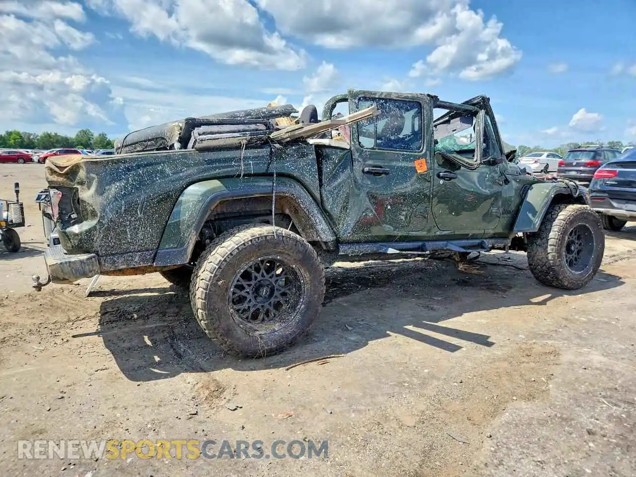 3 fotografías del automóvil dañado 1C6HJTAG4PL501633 JEEP GLADIATOR 2023