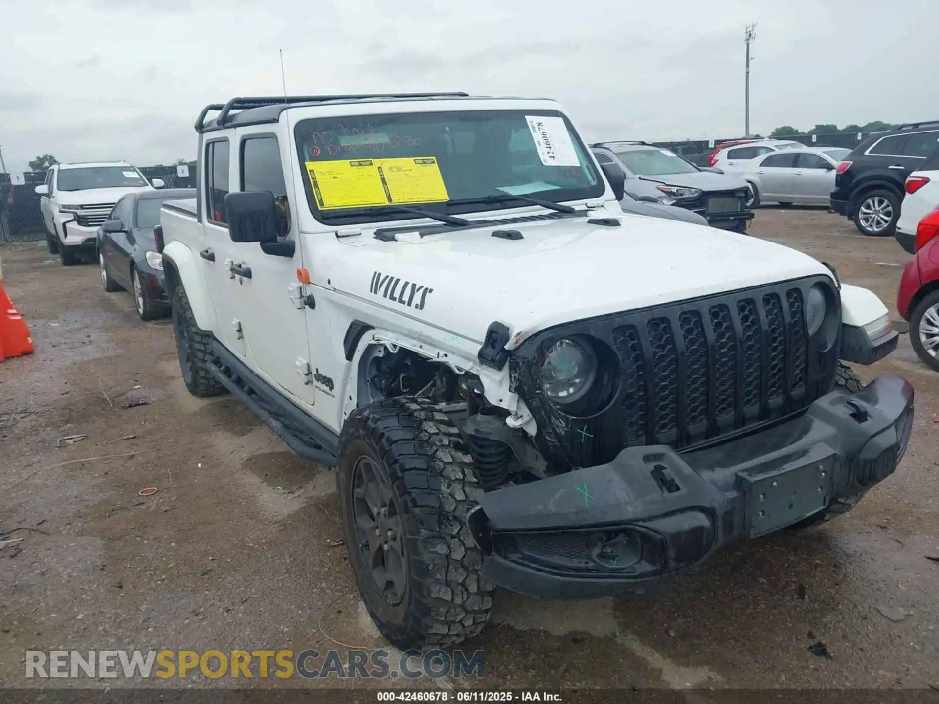 1 Photograph of a damaged car 1C6HJTAG4PL529559 JEEP GLADIATOR 2023