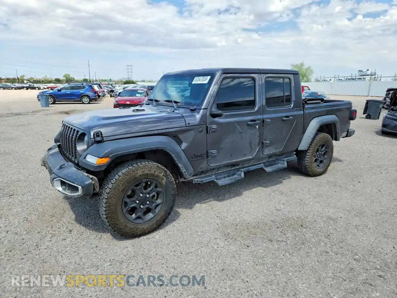 1 Photograph of a damaged car 1C6HJTAG4PL548399 JEEP GLADIATOR 2023