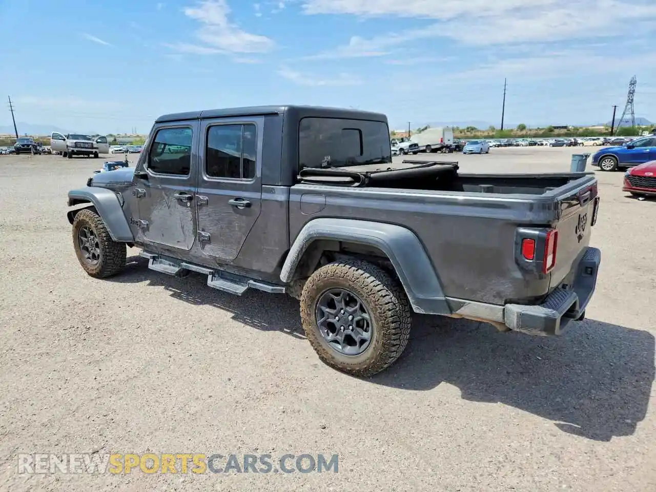 2 Photograph of a damaged car 1C6HJTAG4PL548399 JEEP GLADIATOR 2023