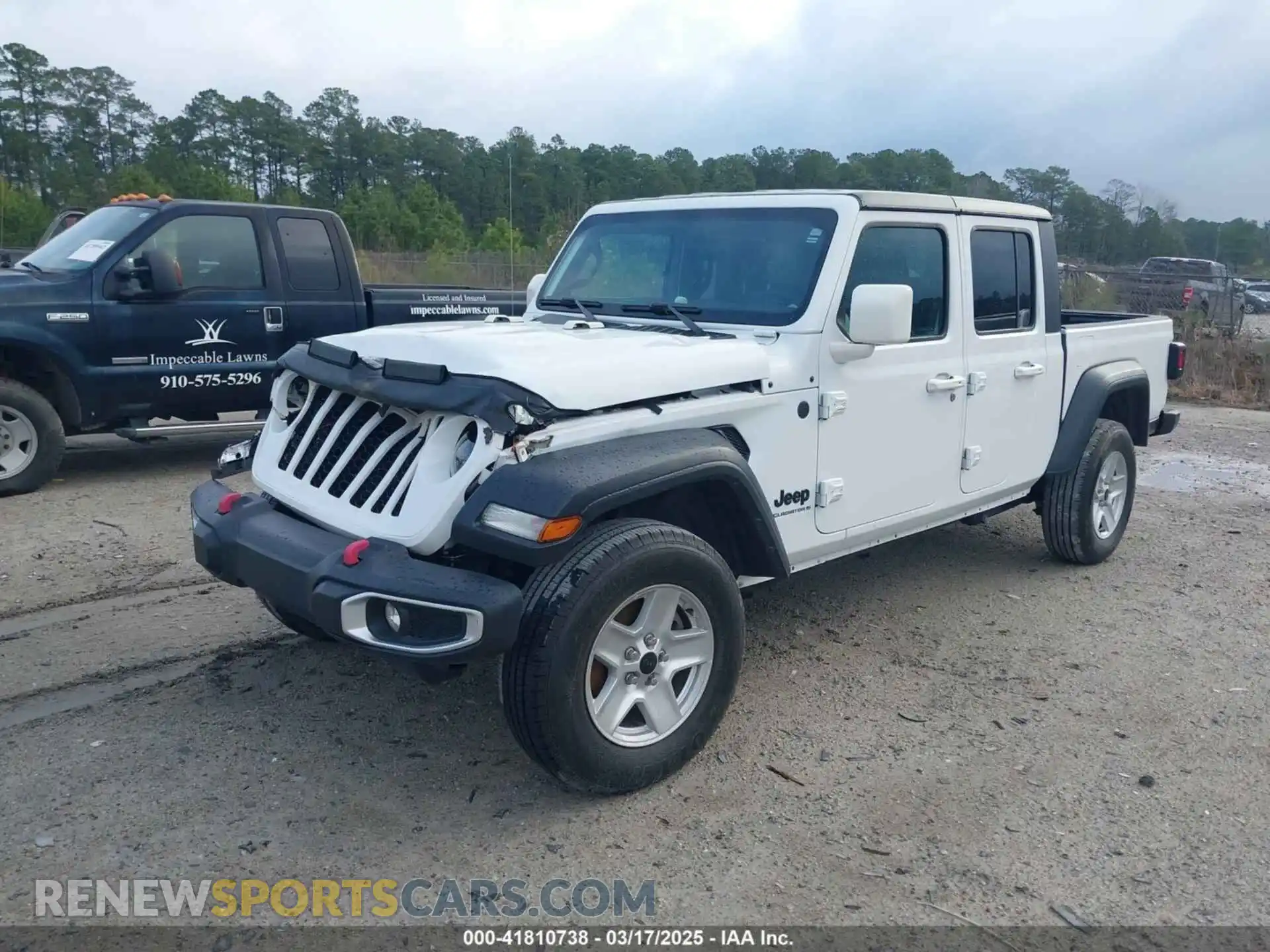 2 Photograph of a damaged car 1C6HJTAG5PL533913 JEEP GLADIATOR 2023