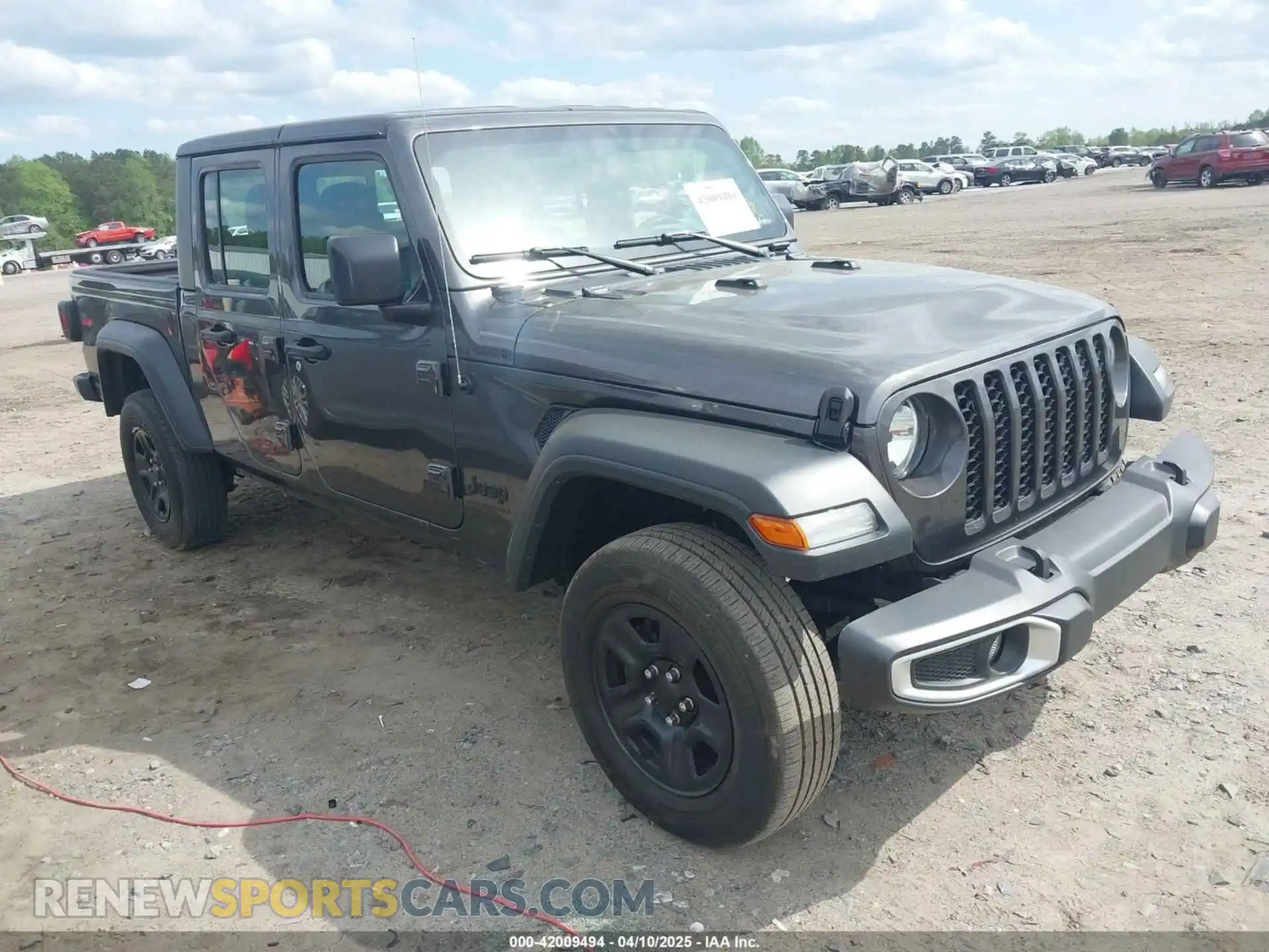 1 Photograph of a damaged car 1C6HJTAG5PL567995 JEEP GLADIATOR 2023