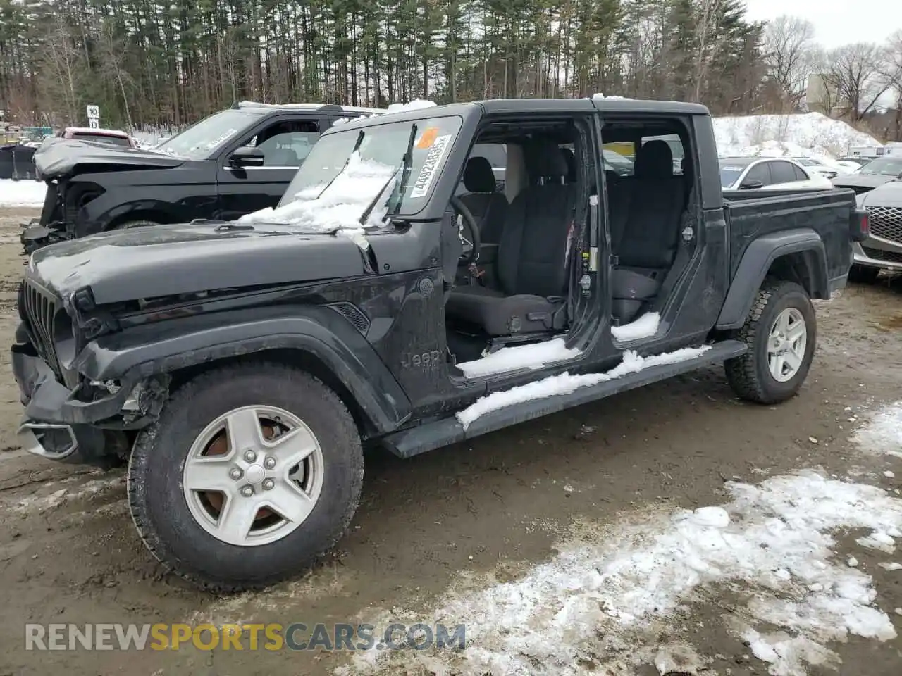 1 Photograph of a damaged car 1C6HJTAG6PL533404 JEEP GLADIATOR 2023