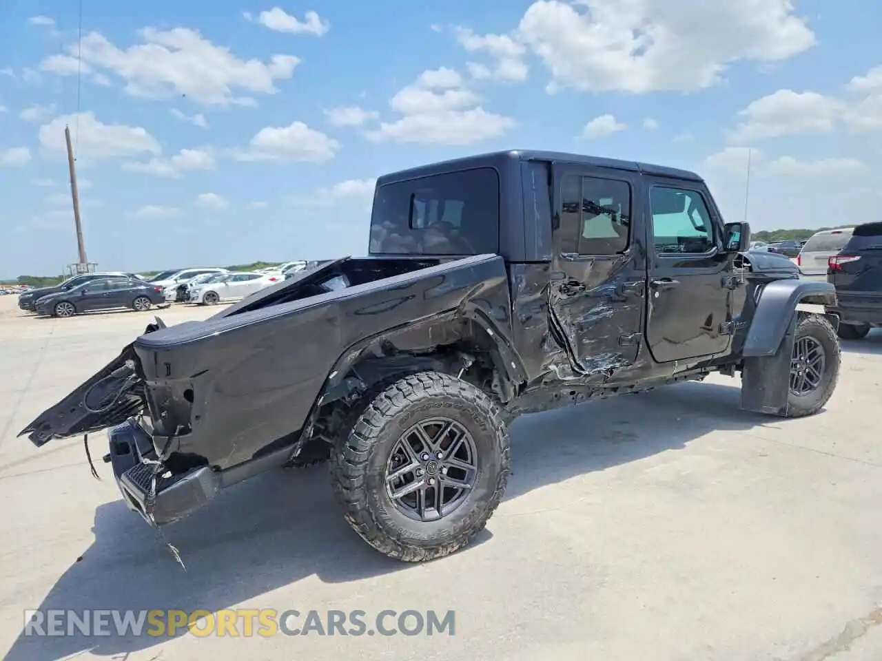 3 Photograph of a damaged car 1C6HJTAG6PL533869 JEEP GLADIATOR 2023
