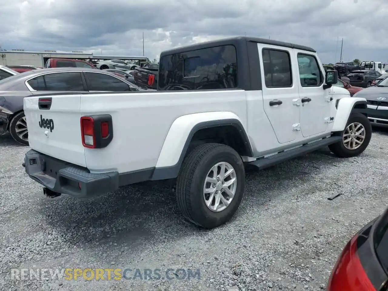 3 Photograph of a damaged car 1C6HJTAG6PL535119 JEEP GLADIATOR 2023