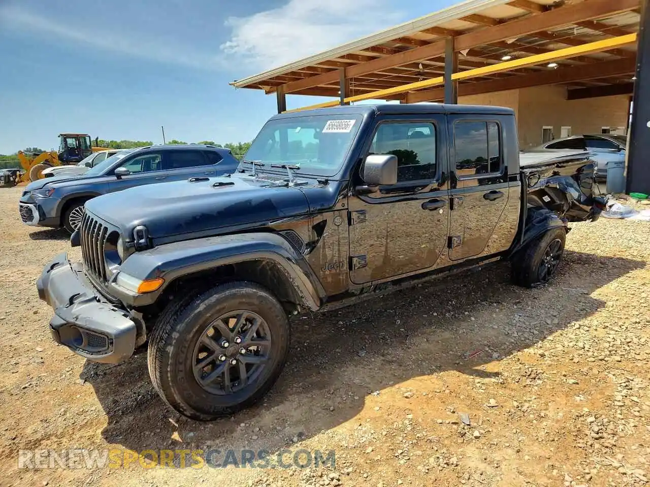 1 Photograph of a damaged car 1C6HJTAG6PL577368 JEEP GLADIATOR 2023