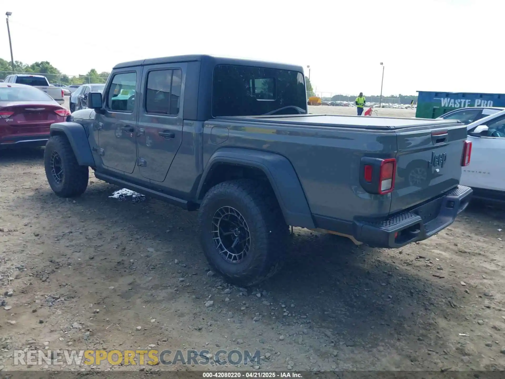 3 Photograph of a damaged car 1C6HJTAG7PL522721 JEEP GLADIATOR 2023