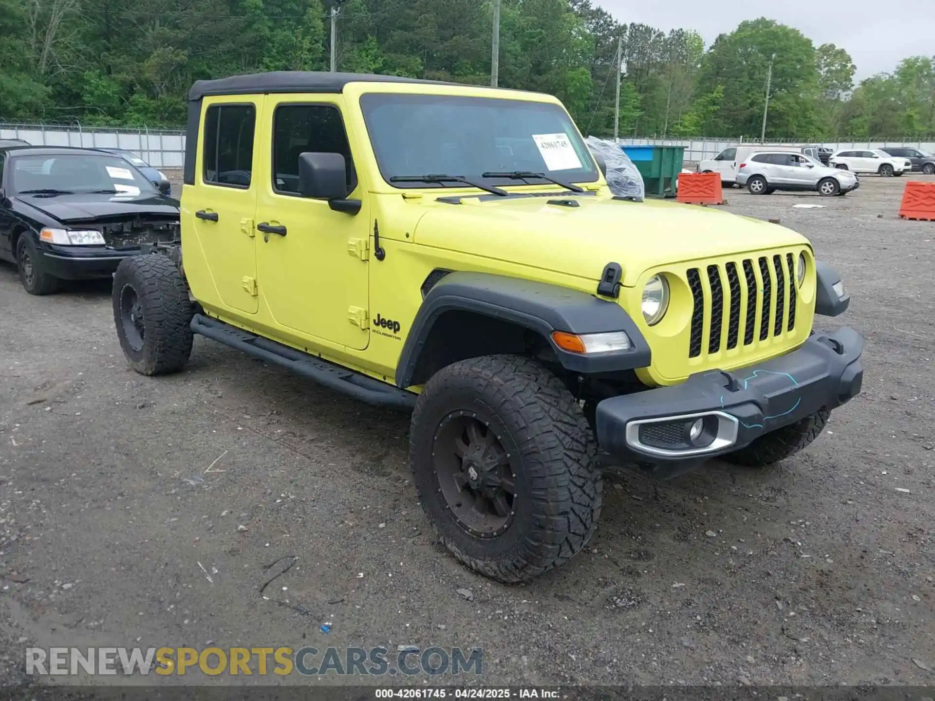 1 Photograph of a damaged car 1C6HJTAG8PL535820 JEEP GLADIATOR 2023