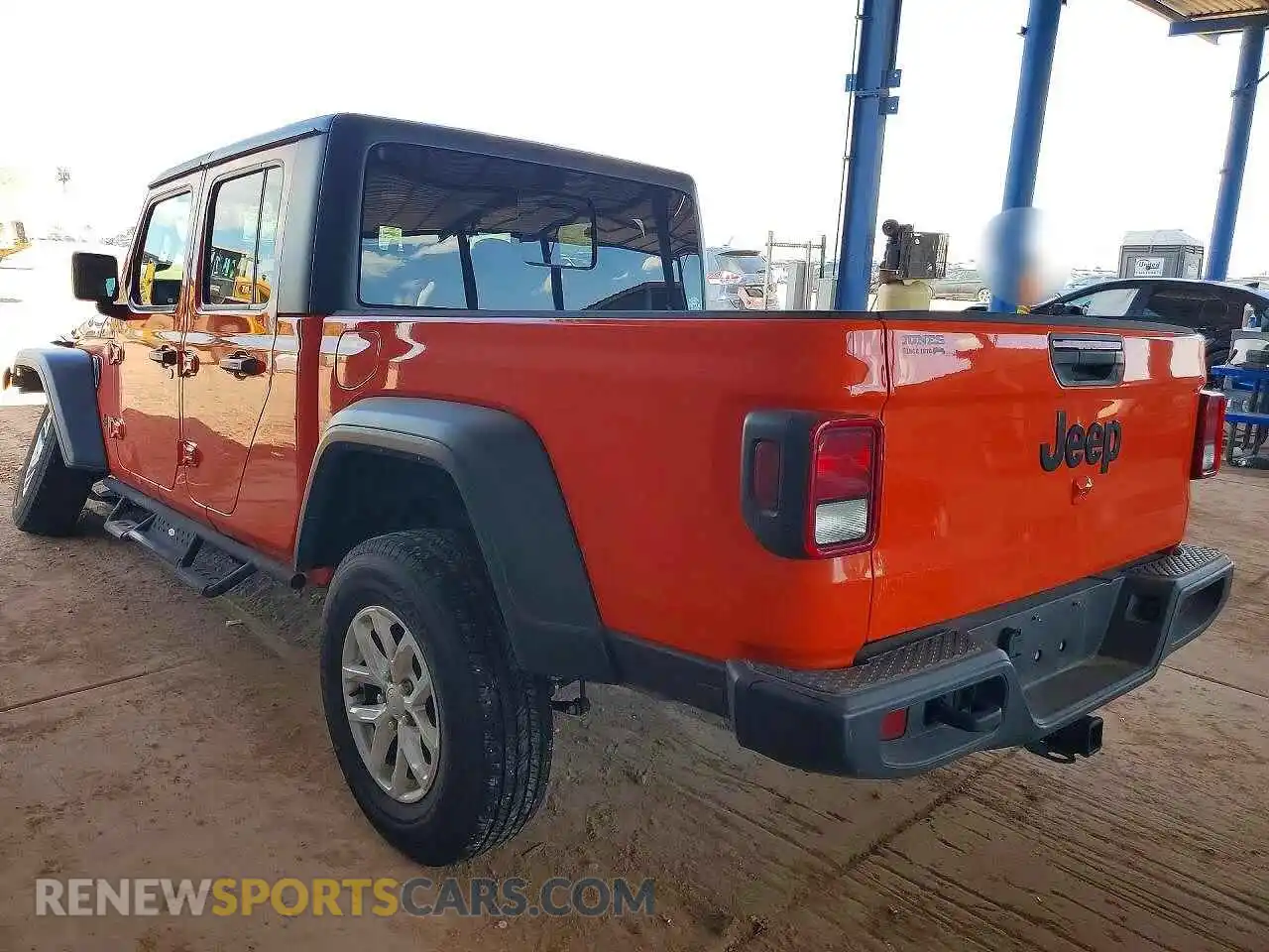 2 Фотография поврежденного автомобиля 1C6HJTAG8PL593295 JEEP GLADIATOR 2023