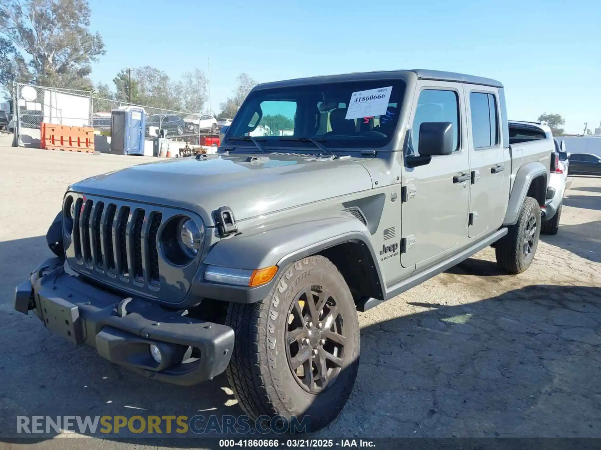 2 Photograph of a damaged car 1C6HJTAG9PL517097 JEEP GLADIATOR 2023