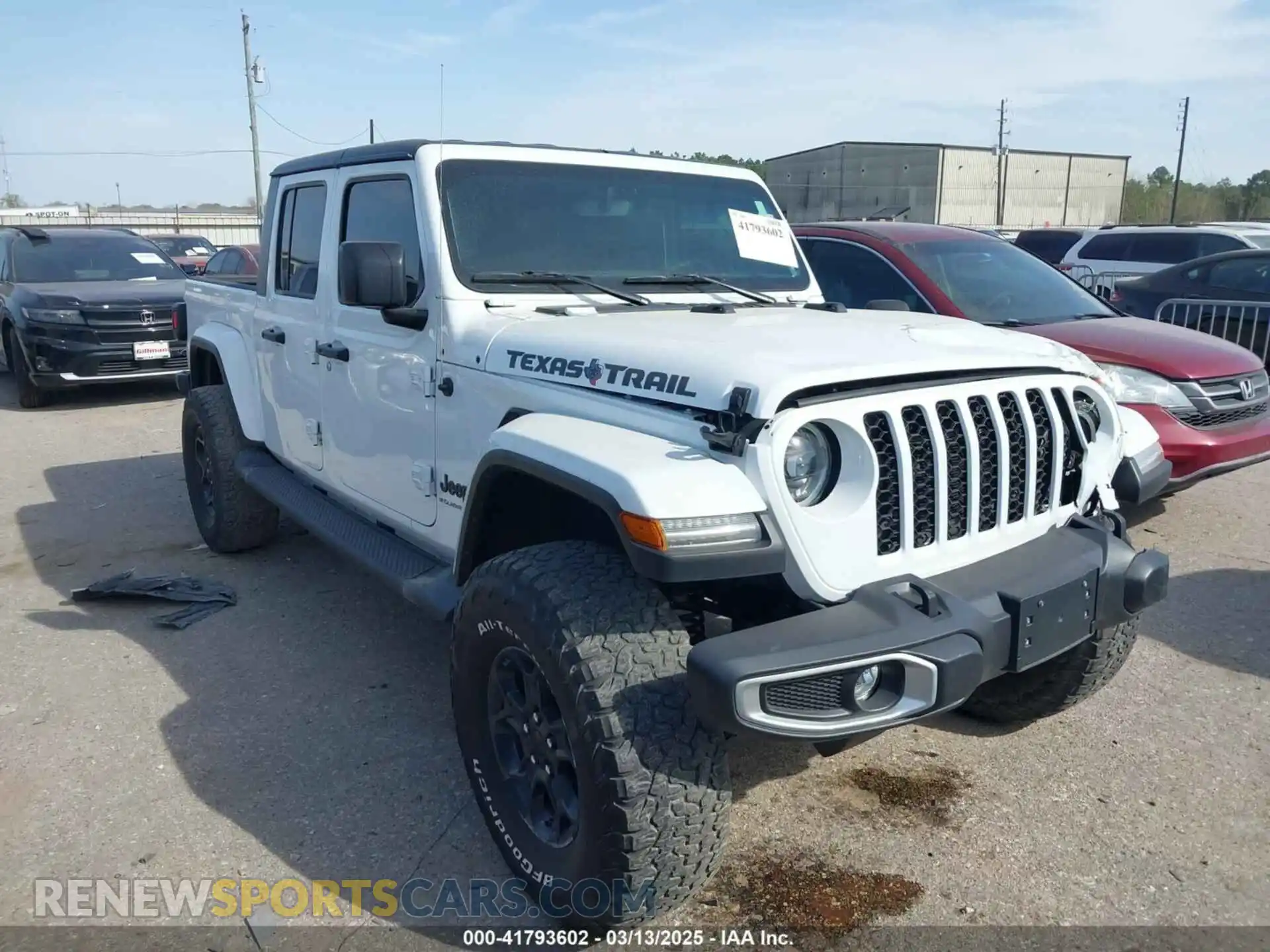1 Photograph of a damaged car 1C6HJTAG9PL547796 JEEP GLADIATOR 2023