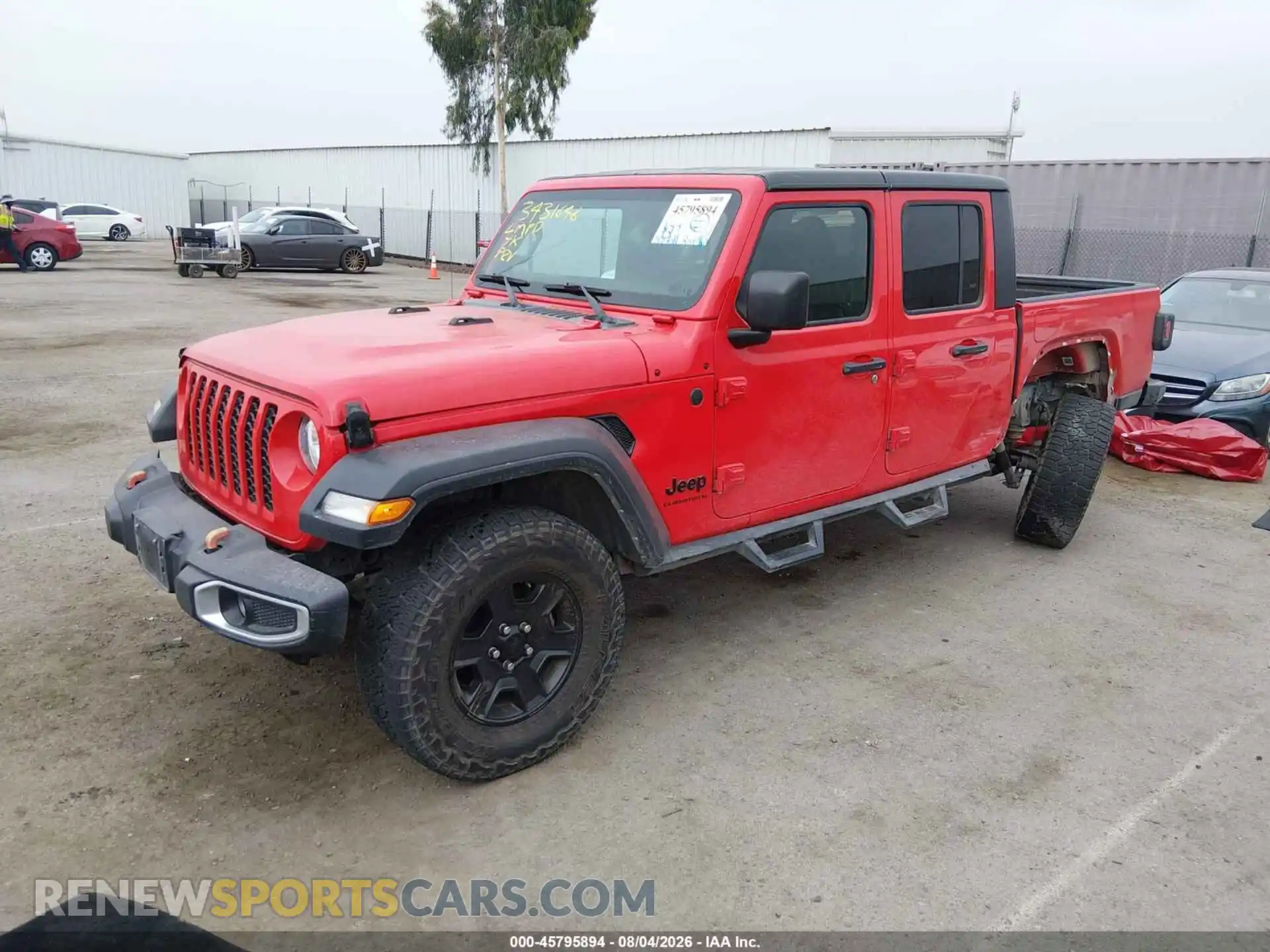 2 Фотография поврежденного автомобиля 1C6HJTAG9PL548477 JEEP GLADIATOR 2023