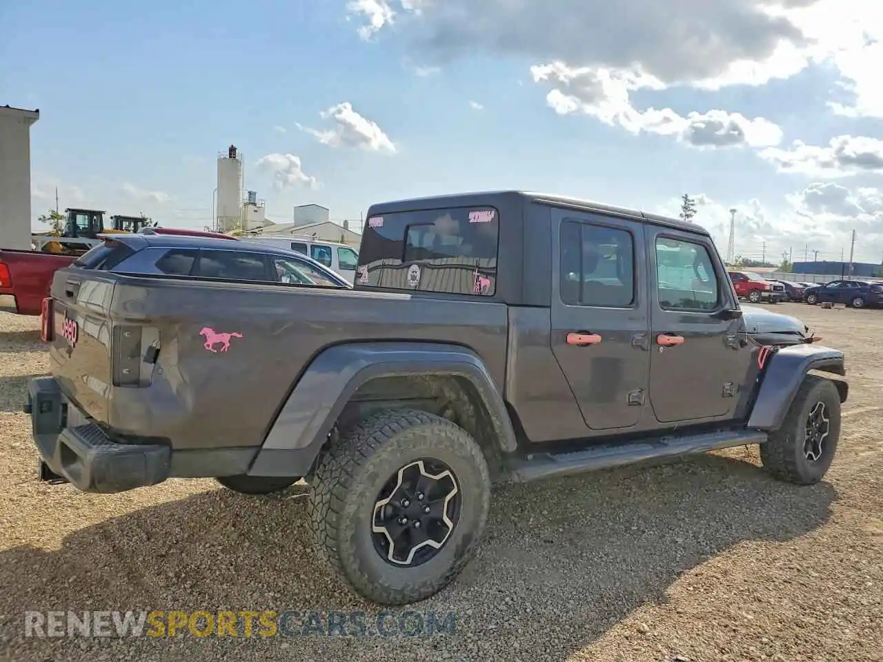 3 Photograph of a damaged car 1C6HJTAGXPL535088 JEEP GLADIATOR 2023