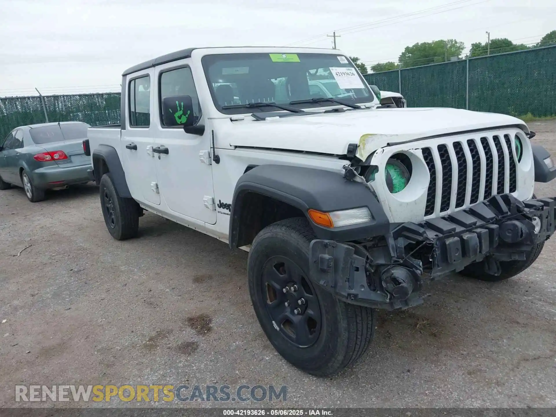 1 Photograph of a damaged car 1C6HJTAGXPL565529 JEEP GLADIATOR 2023