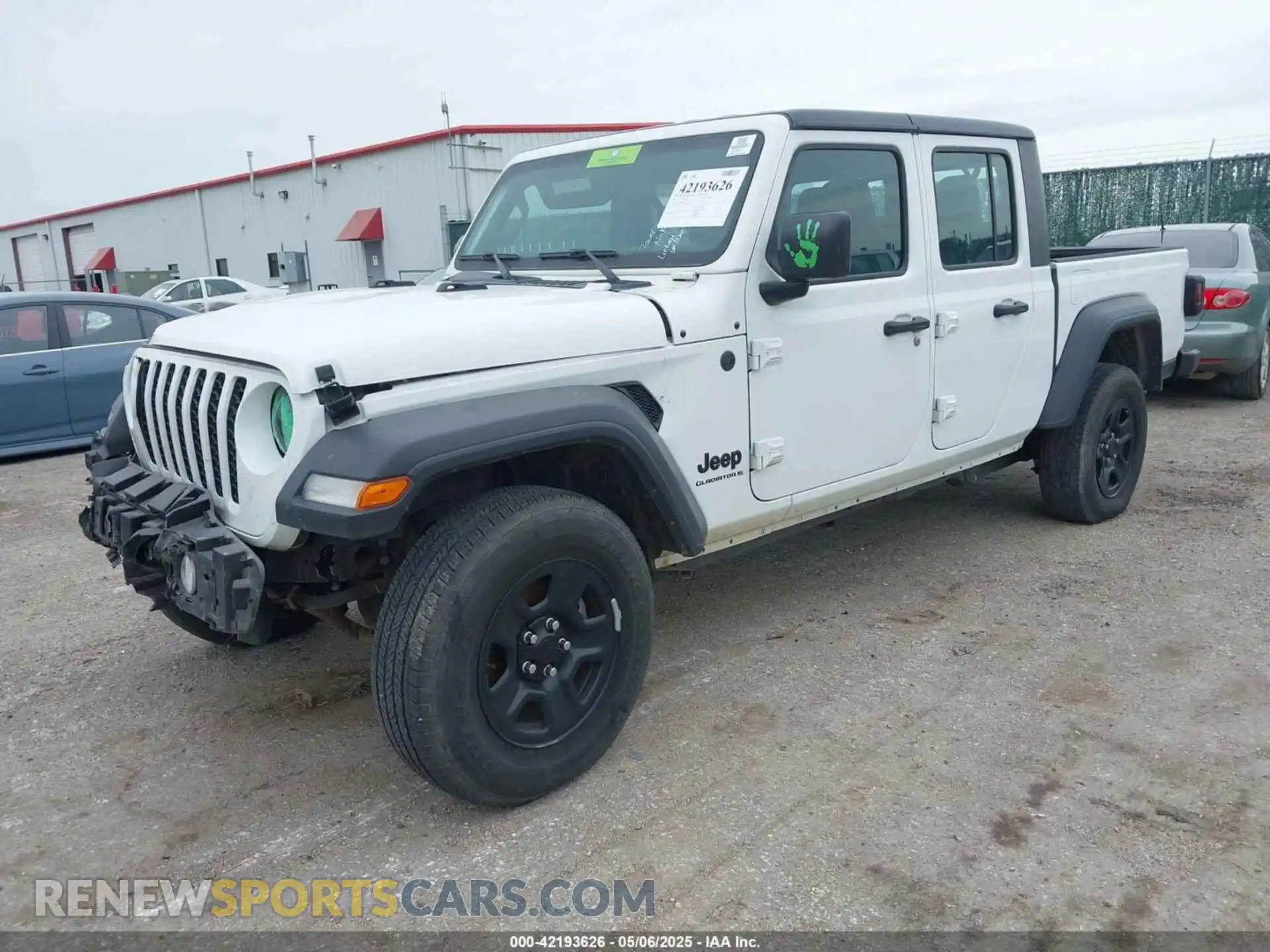 2 Photograph of a damaged car 1C6HJTAGXPL565529 JEEP GLADIATOR 2023