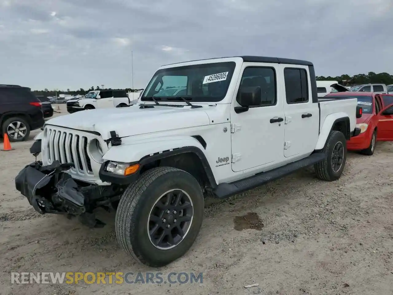 1 Photograph of a damaged car 1C6HJTFG1PL548689 JEEP GLADIATOR 2023