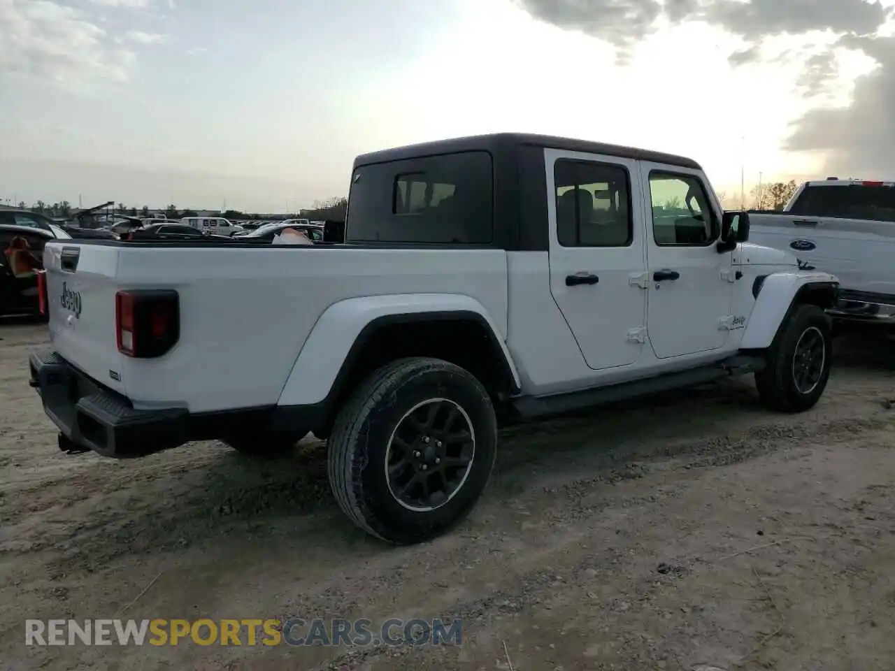 3 Photograph of a damaged car 1C6HJTFG1PL548689 JEEP GLADIATOR 2023