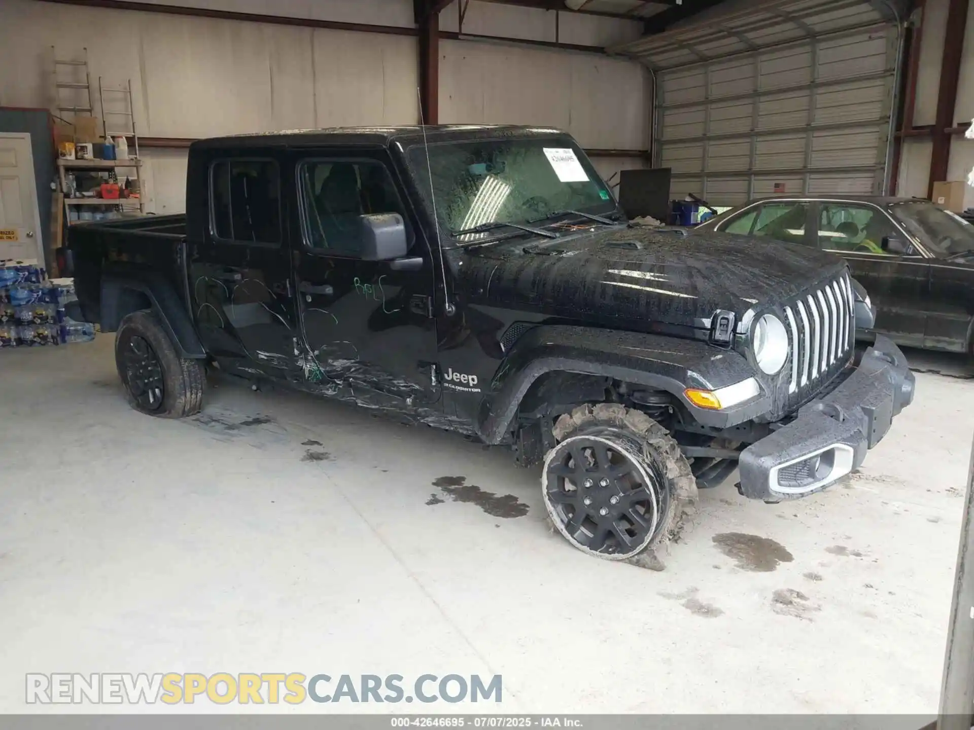 1 Photograph of a damaged car 1C6HJTFG3PL569804 JEEP GLADIATOR 2023