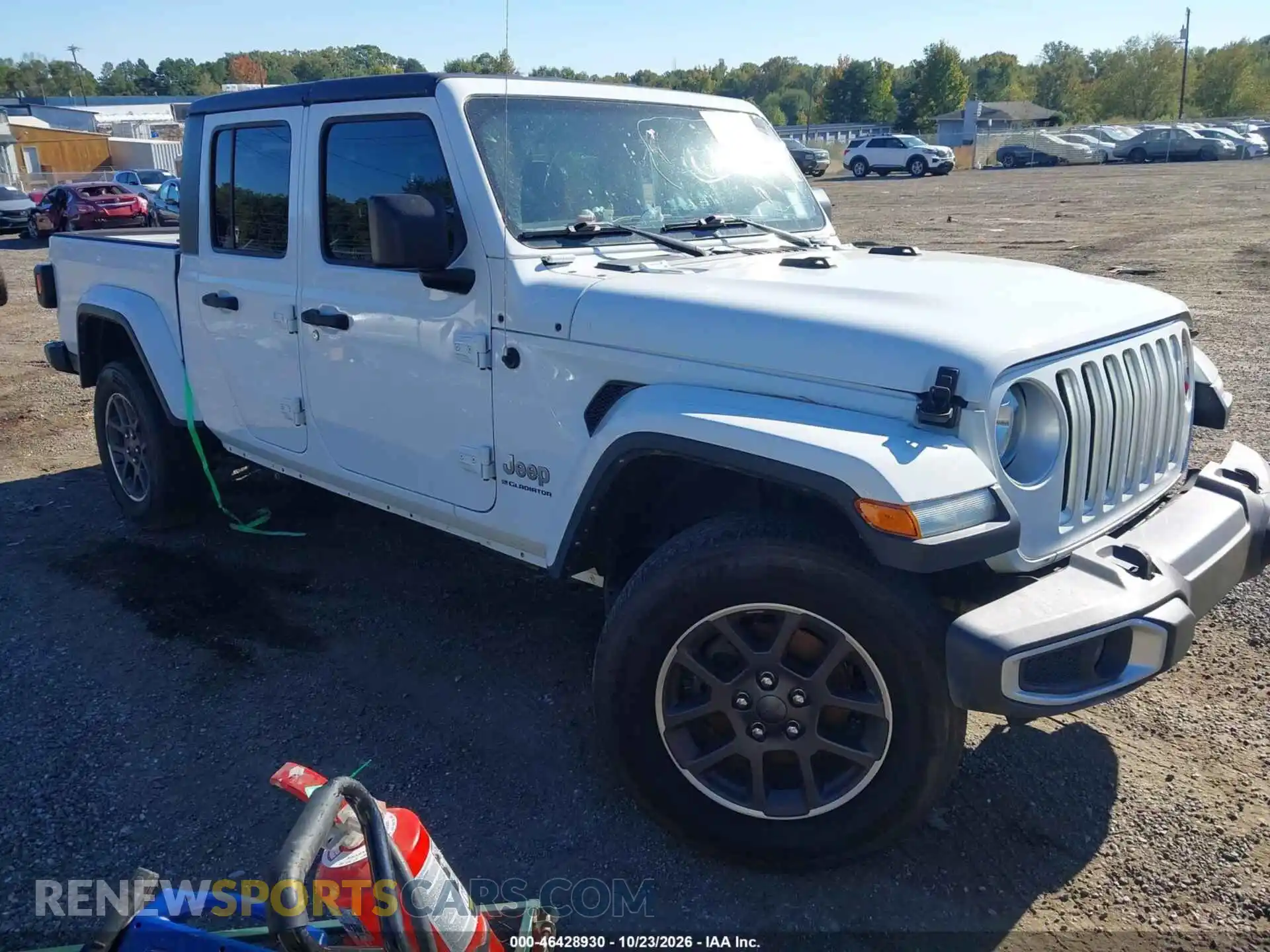 1 Photograph of a damaged car 1C6HJTFG4PL514326 JEEP GLADIATOR 2023