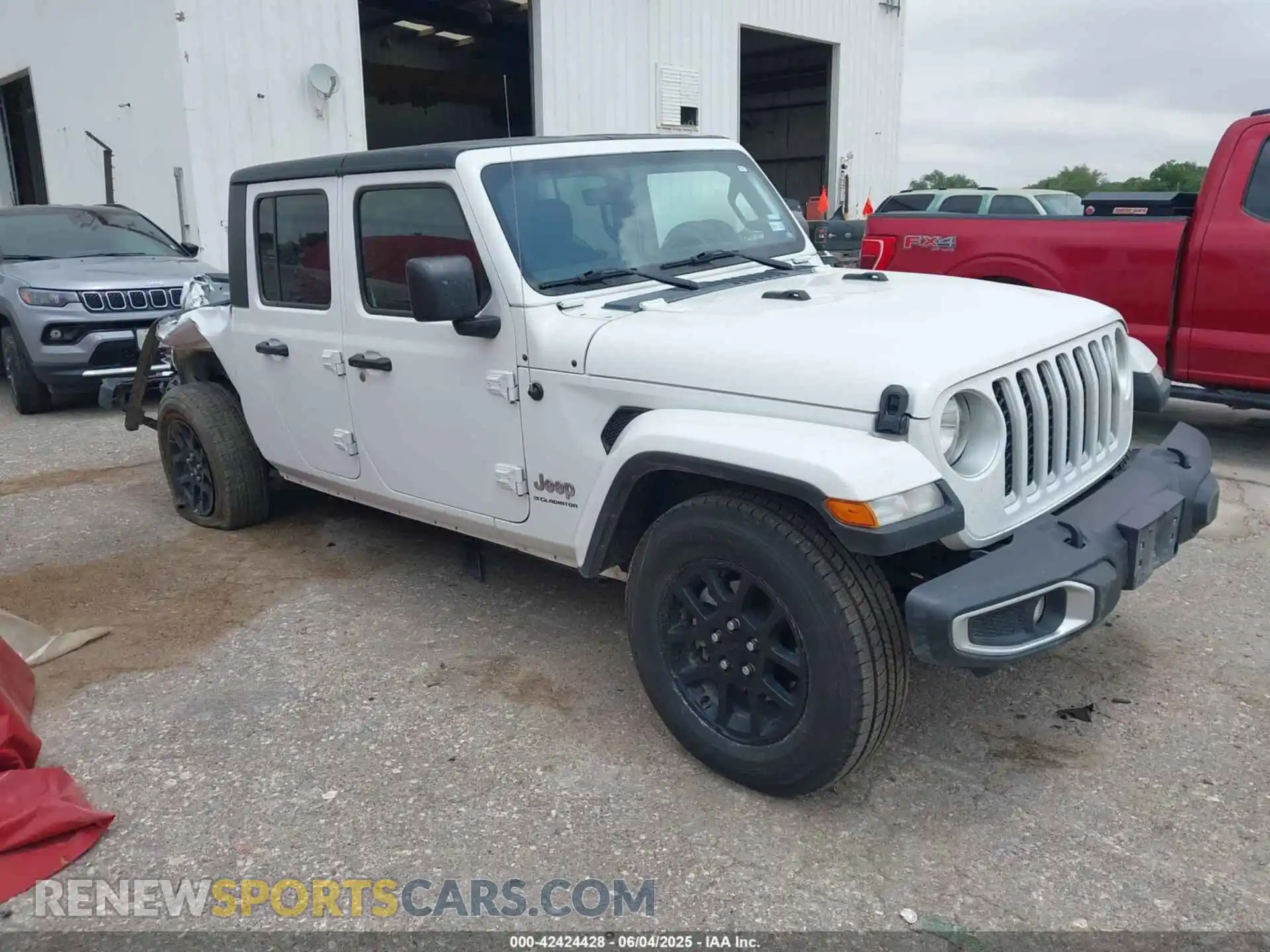1 Photograph of a damaged car 1C6HJTFG7PL566484 JEEP GLADIATOR 2023