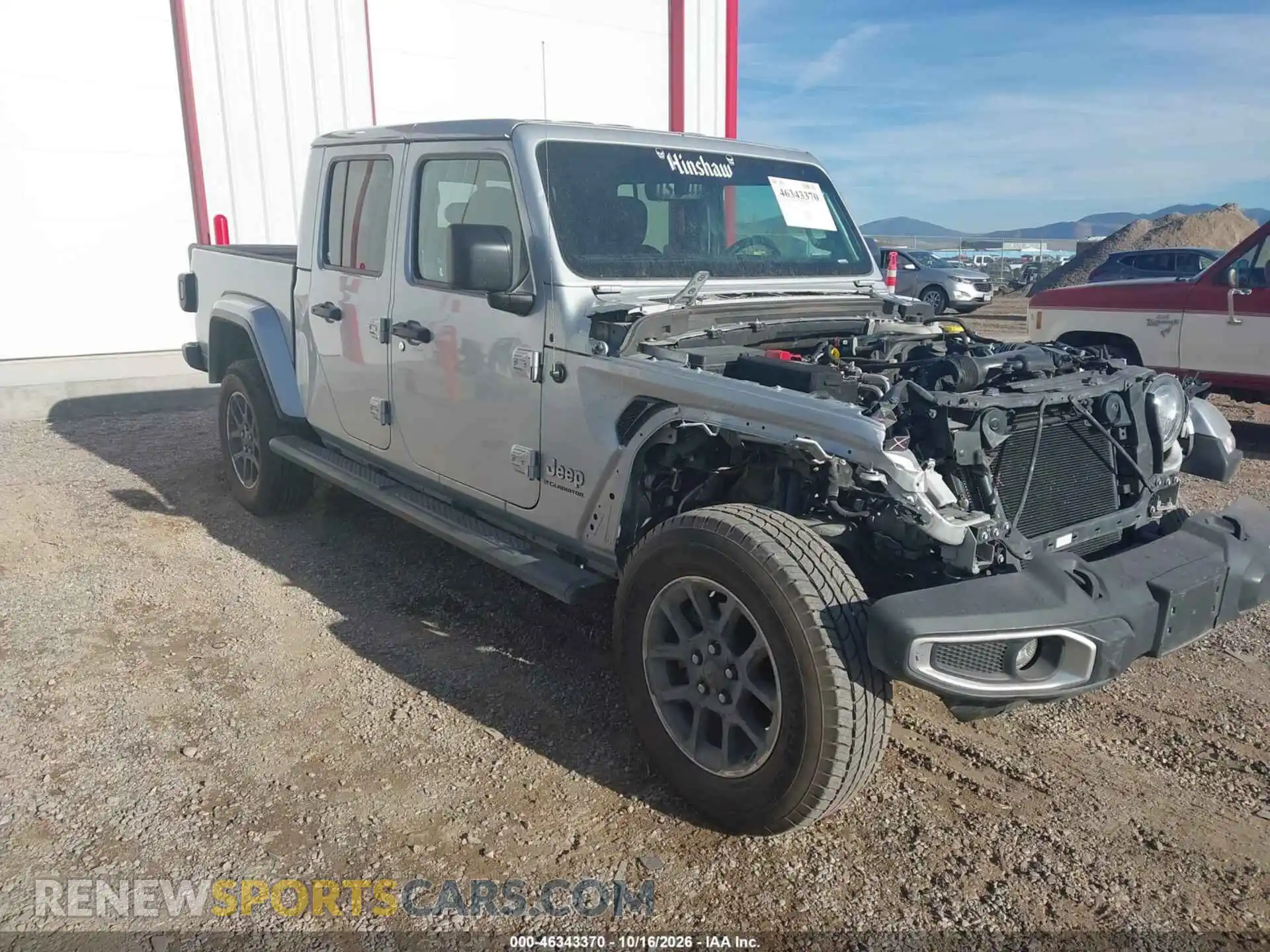 1 Photograph of a damaged car 1C6HJTFG8PL514071 JEEP GLADIATOR 2023