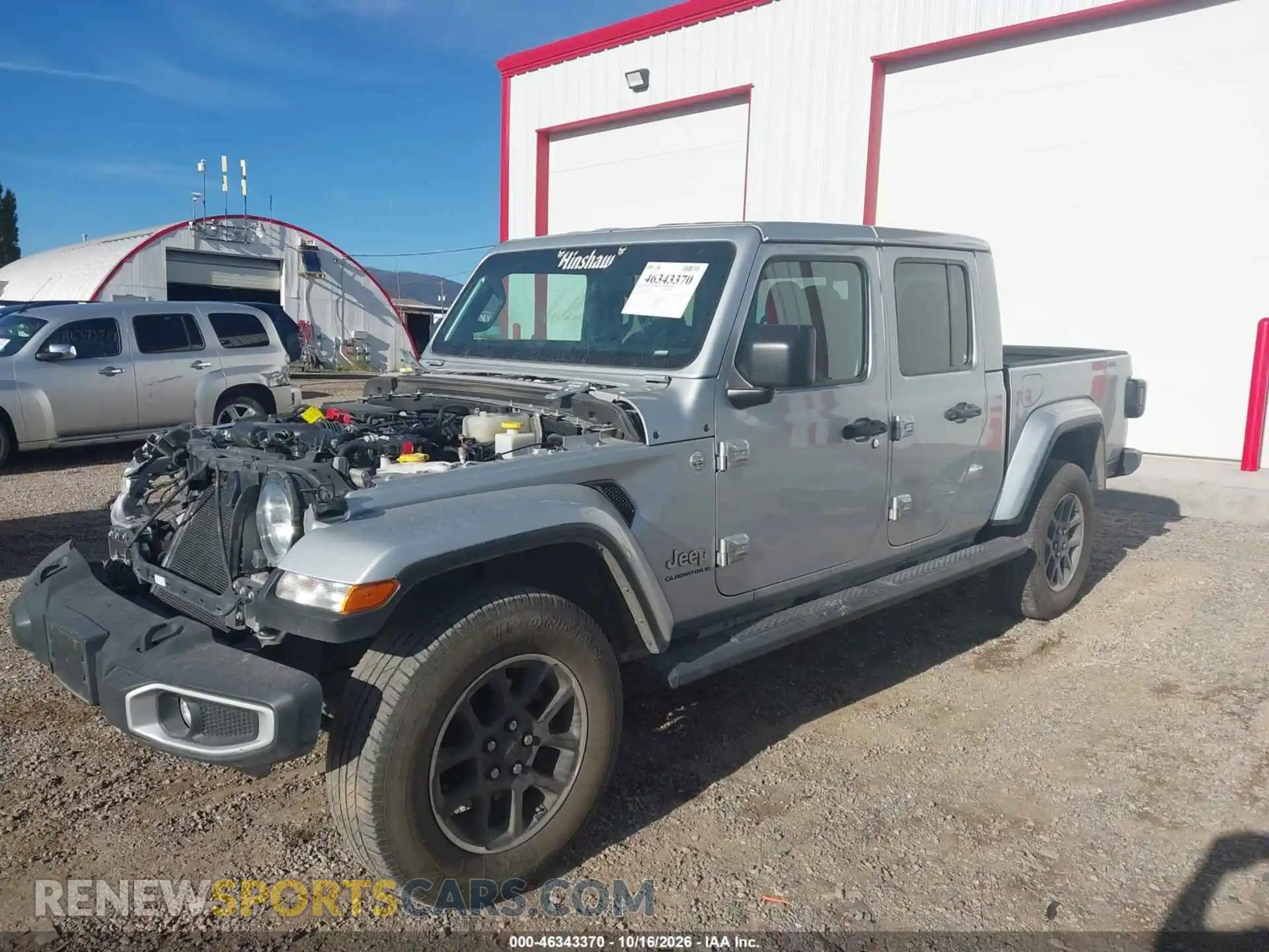 2 Photograph of a damaged car 1C6HJTFG8PL514071 JEEP GLADIATOR 2023