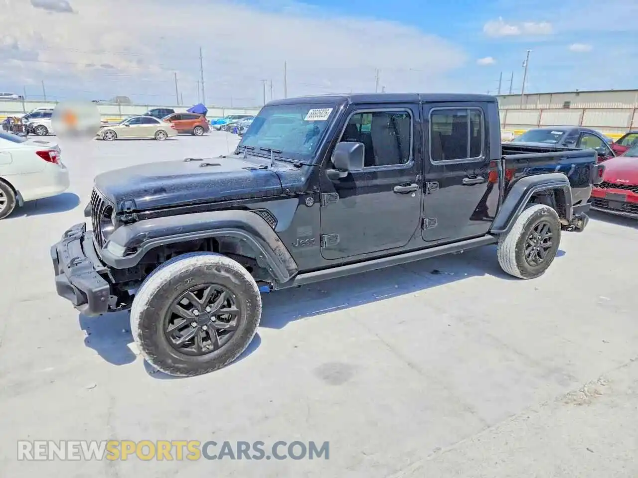 1 Photograph of a damaged car 1C6JJTAG2PL513345 JEEP GLADIATOR 2023