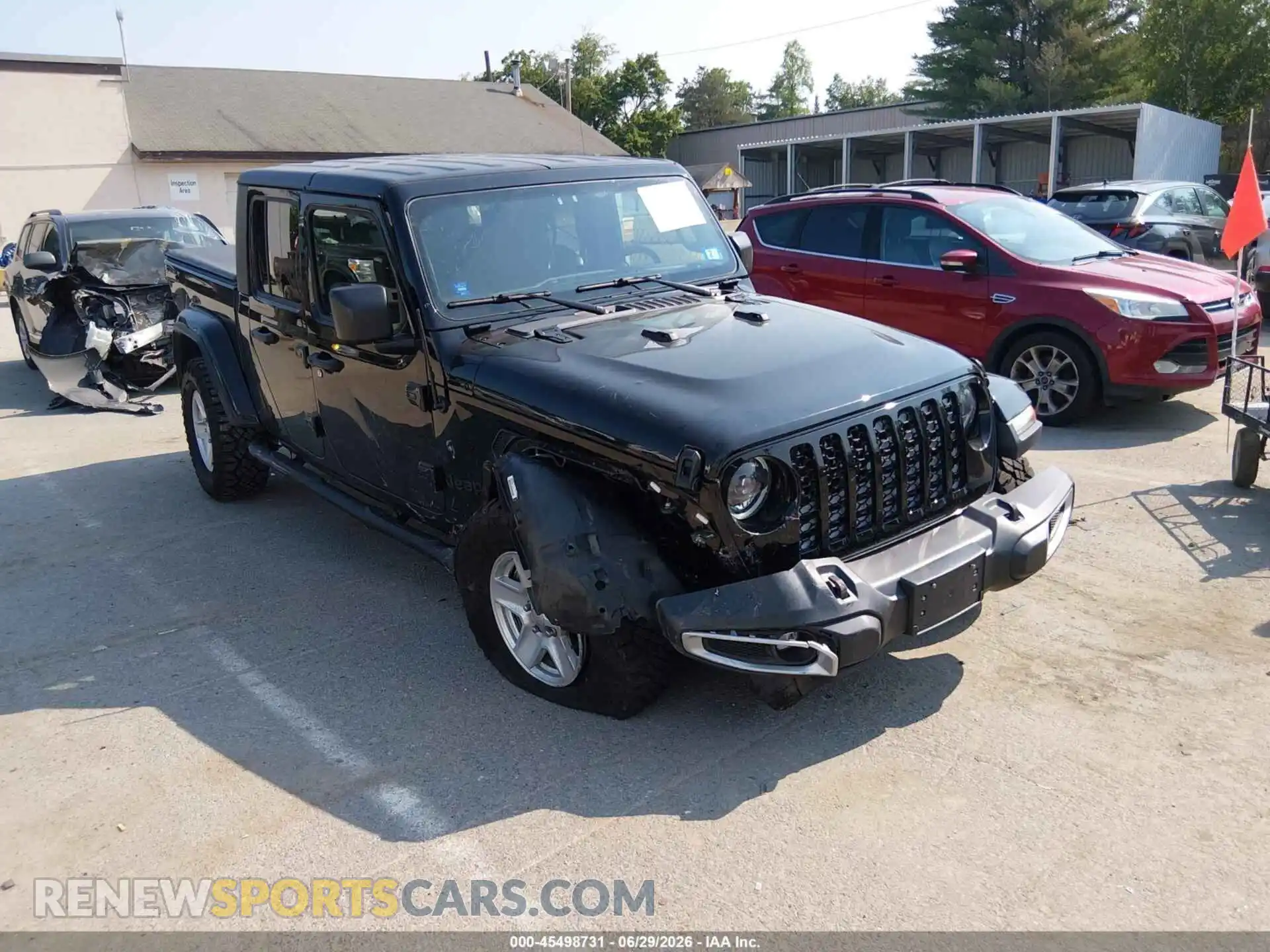 1 Photograph of a damaged car 1C6JJTAG2PL532025 JEEP GLADIATOR 2023