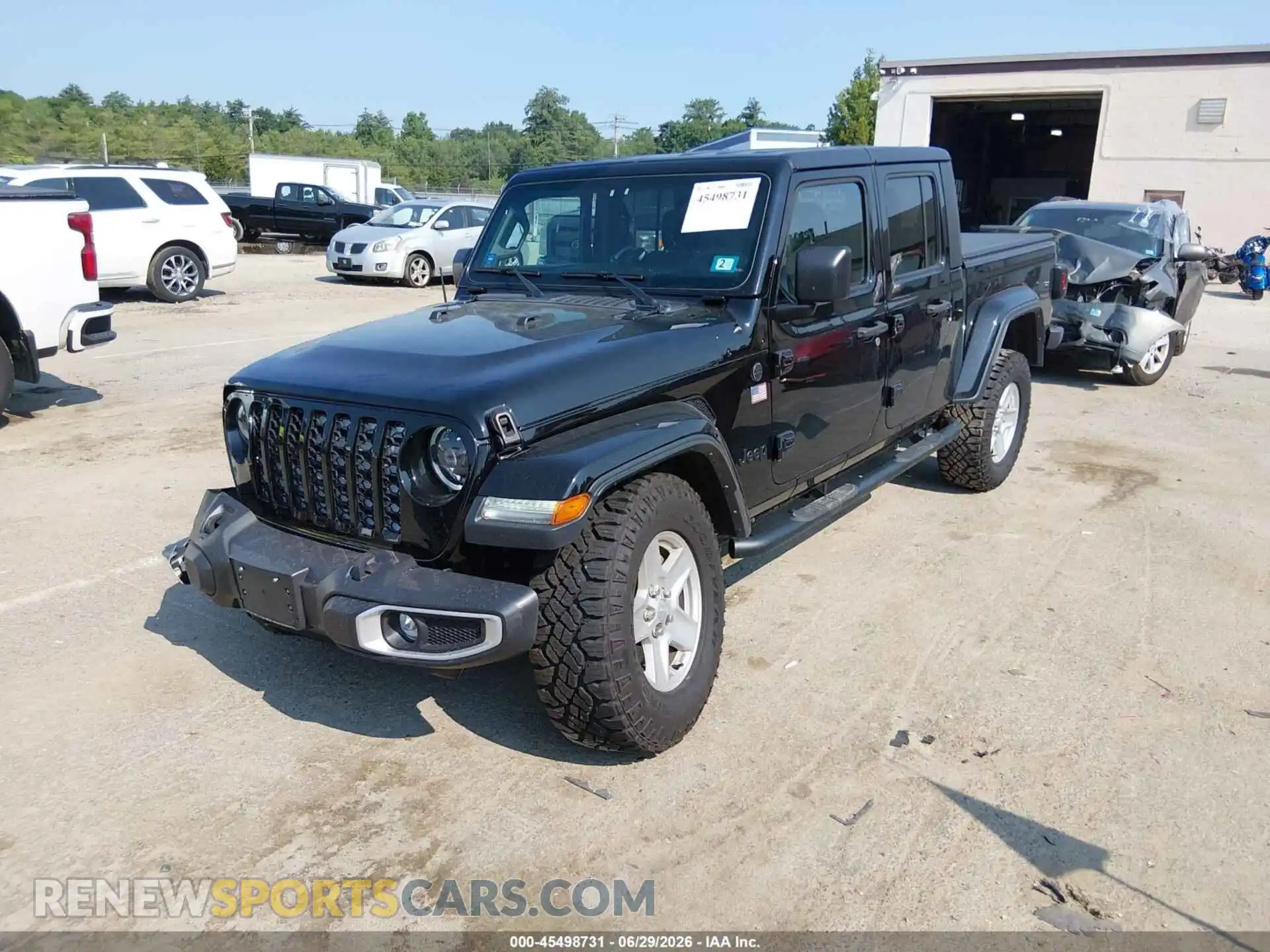 2 Photograph of a damaged car 1C6JJTAG2PL532025 JEEP GLADIATOR 2023