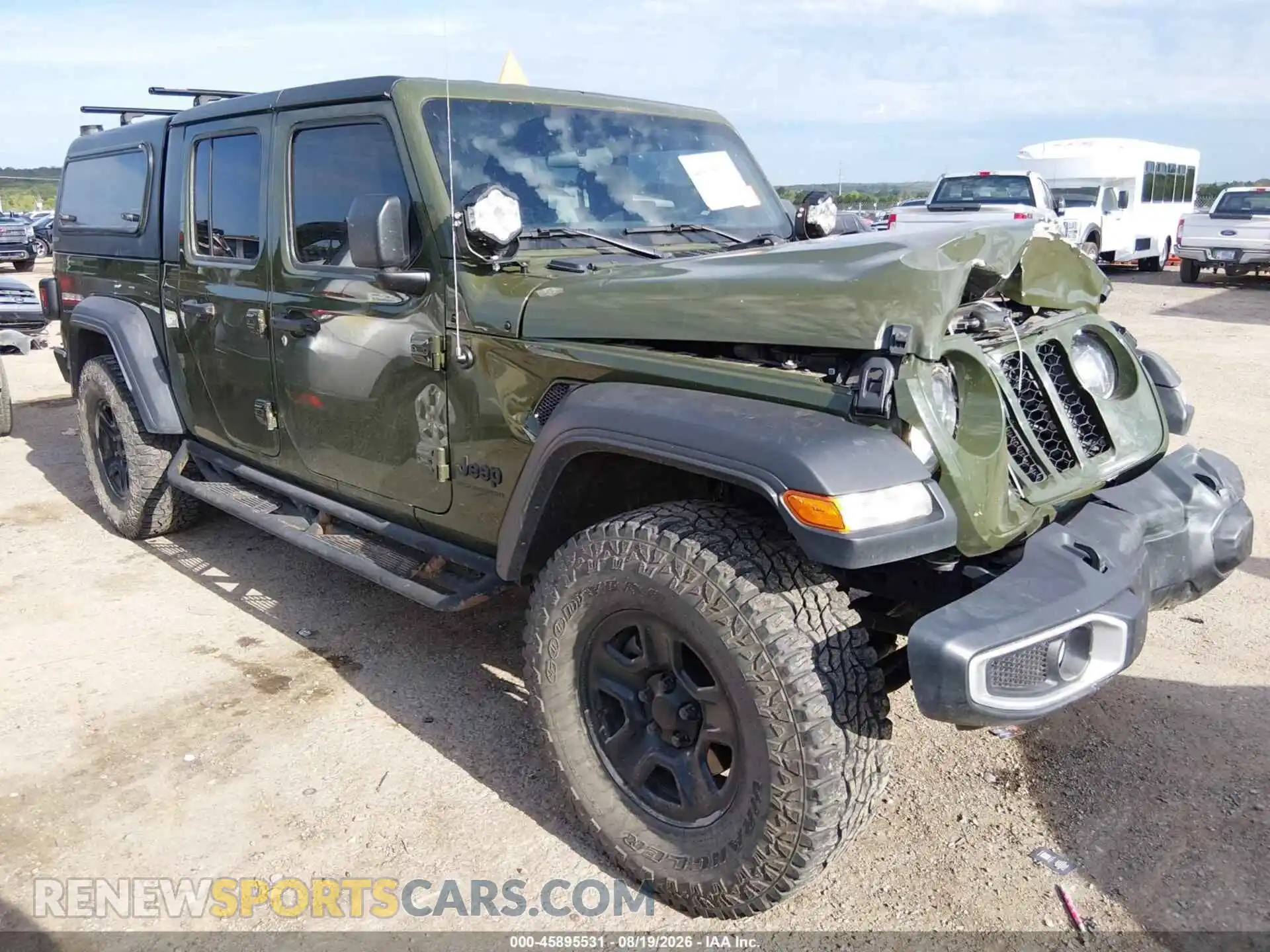 1 Photograph of a damaged car 1C6JJTAG6PL585214 JEEP GLADIATOR 2023