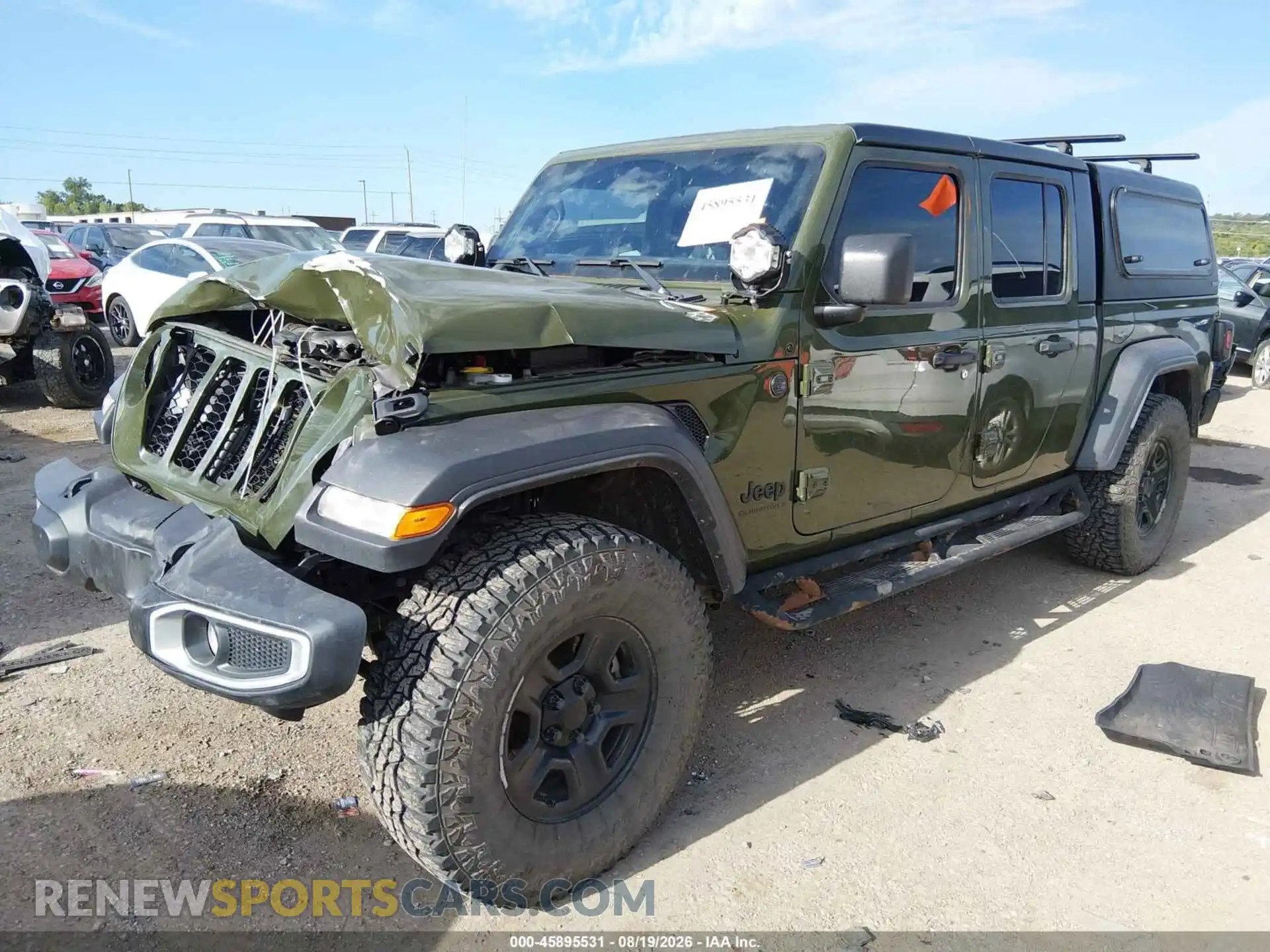 2 Photograph of a damaged car 1C6JJTAG6PL585214 JEEP GLADIATOR 2023