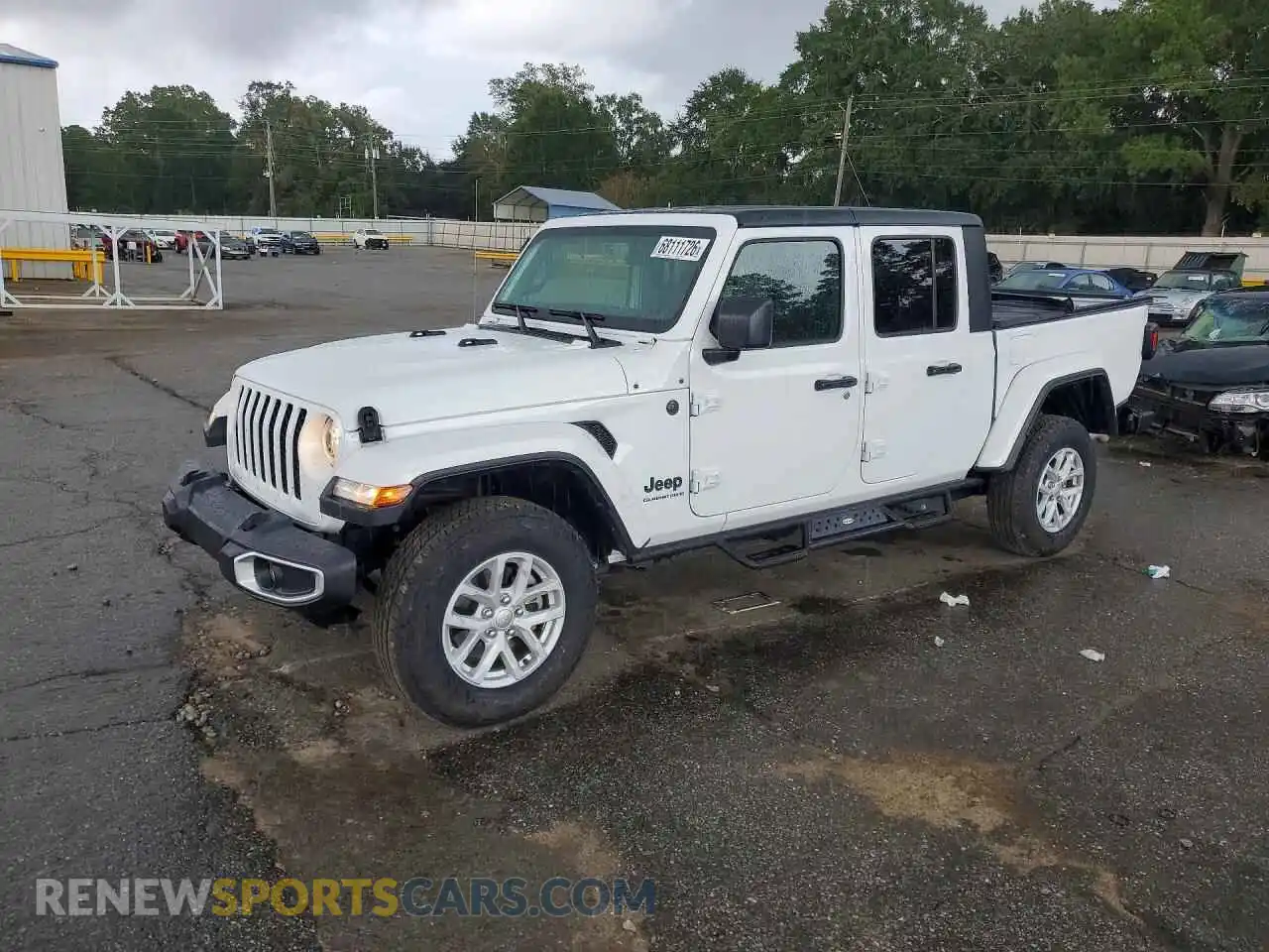 1 Photograph of a damaged car 1C6JJTAG8PL573064 JEEP GLADIATOR 2023
