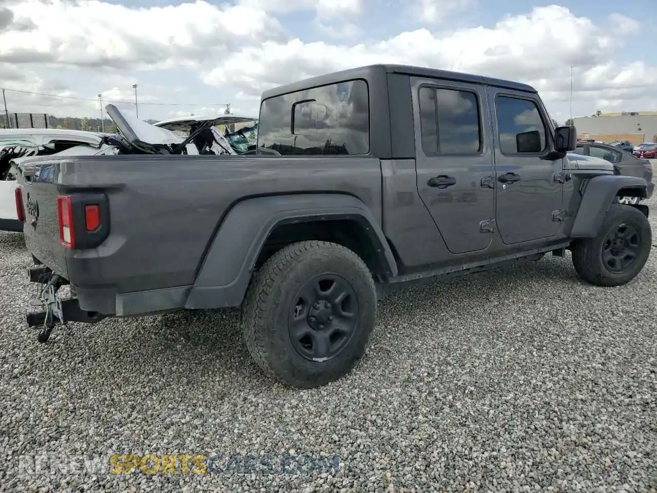 3 Photograph of a damaged car 1C6JJTAG9PL557861 JEEP GLADIATOR 2023