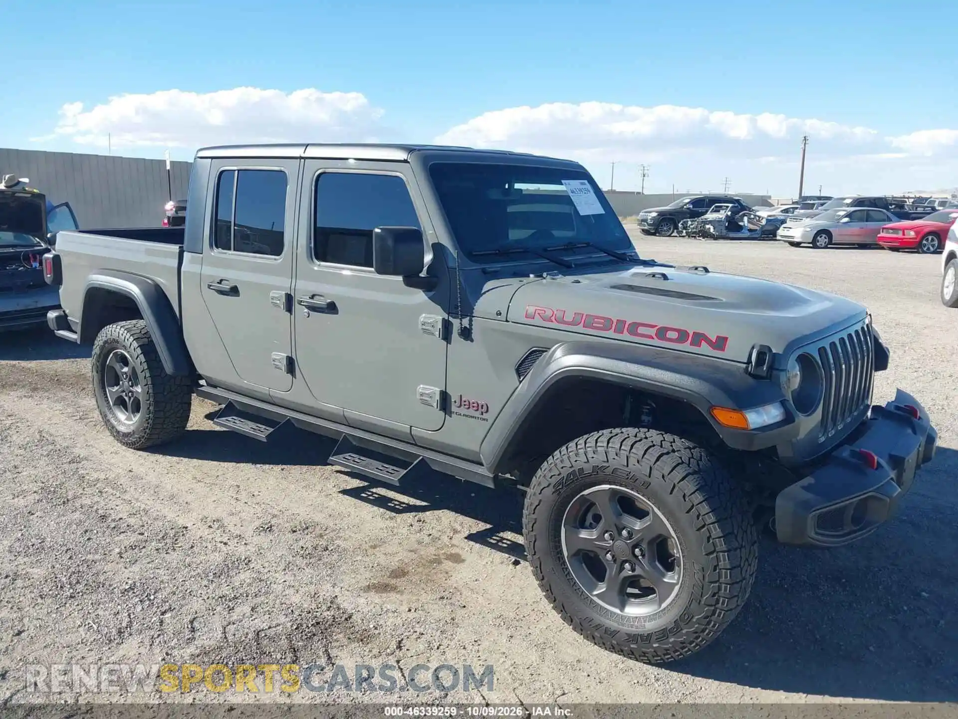 1 Photograph of a damaged car 1C6JJTBG2PL557800 JEEP GLADIATOR 2023